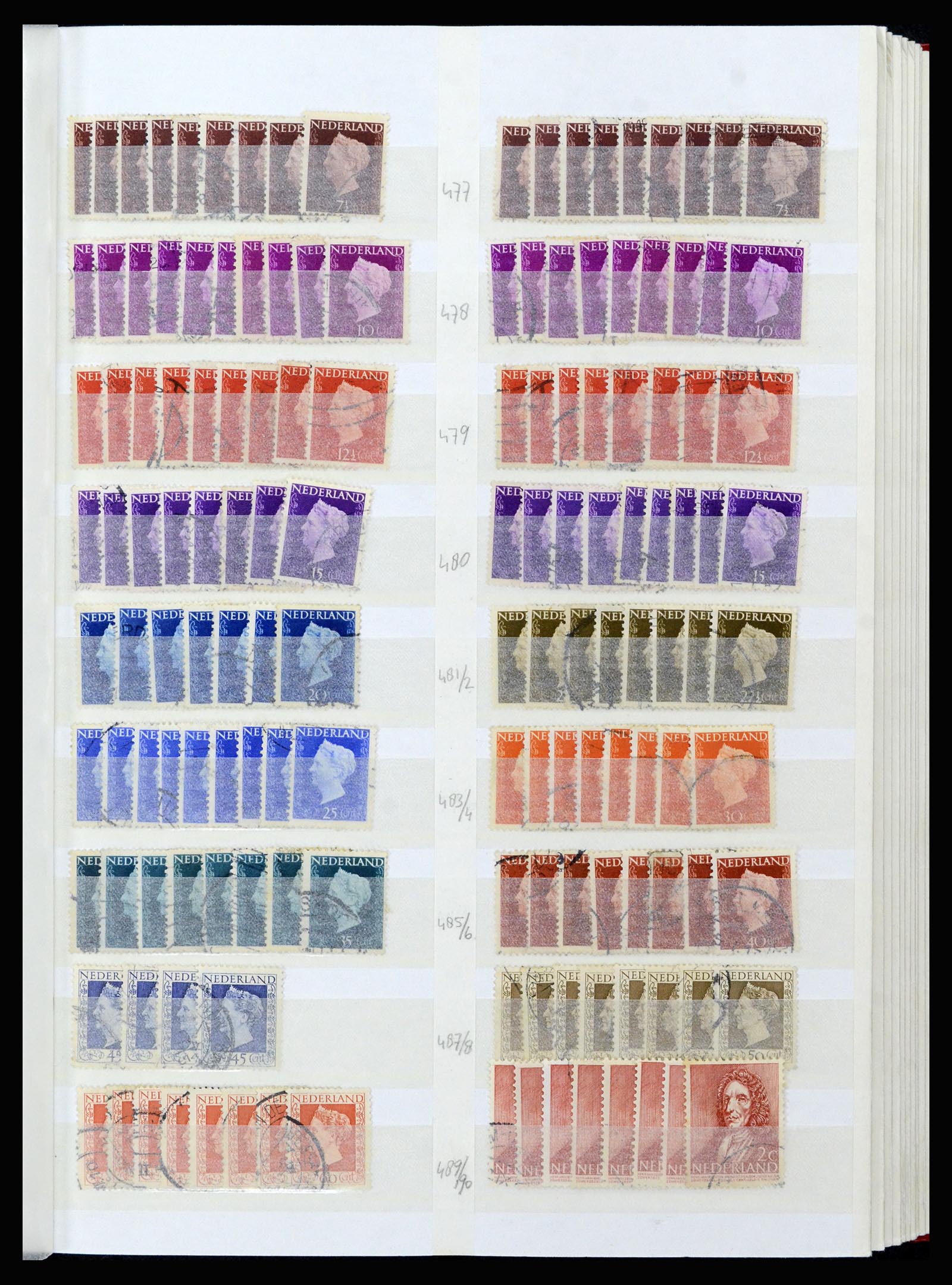 37218 037 - Postzegelverzameling 37218 Nederland 1852-1967.