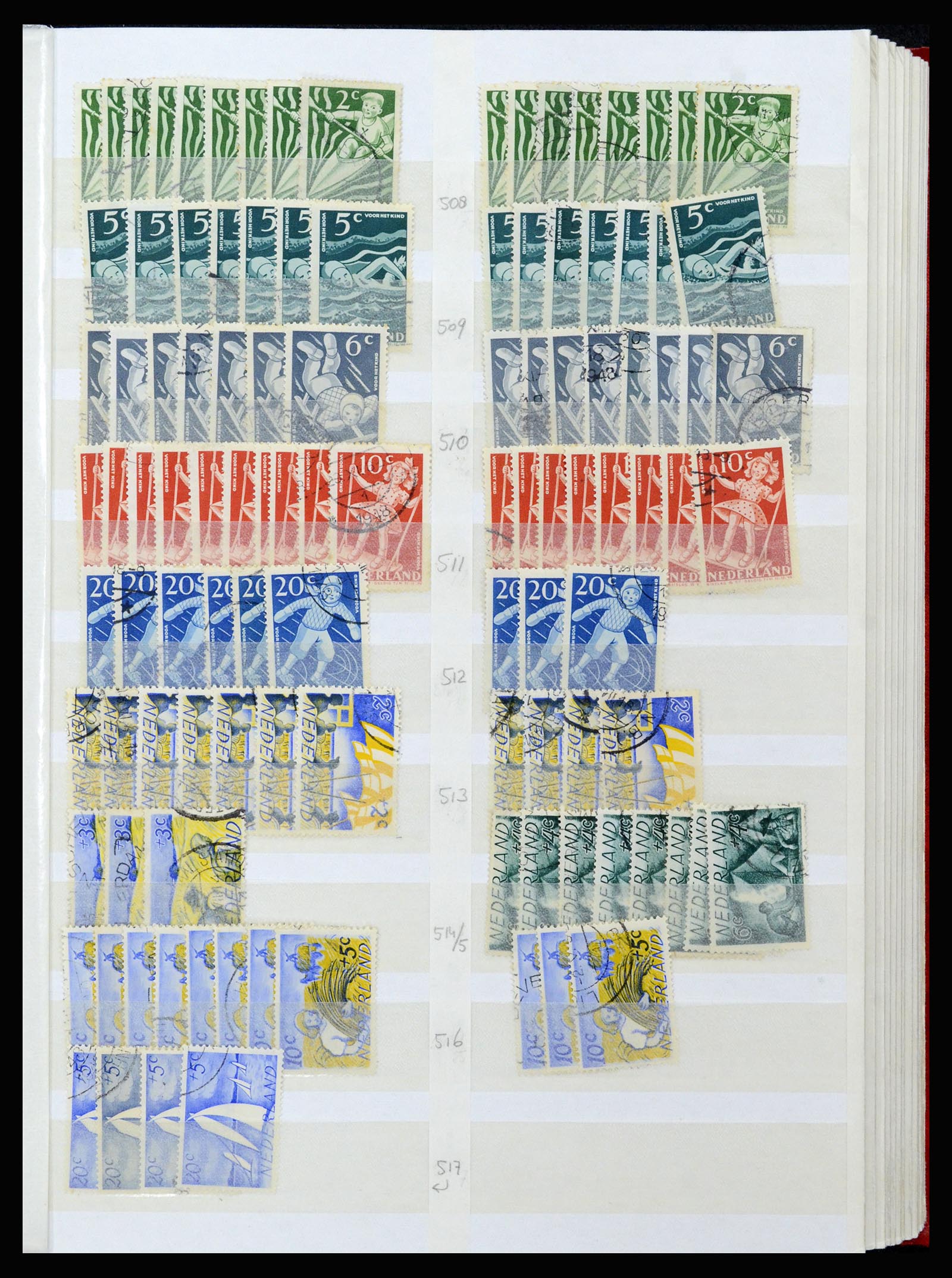 37218 039 - Postzegelverzameling 37218 Nederland 1852-1967.