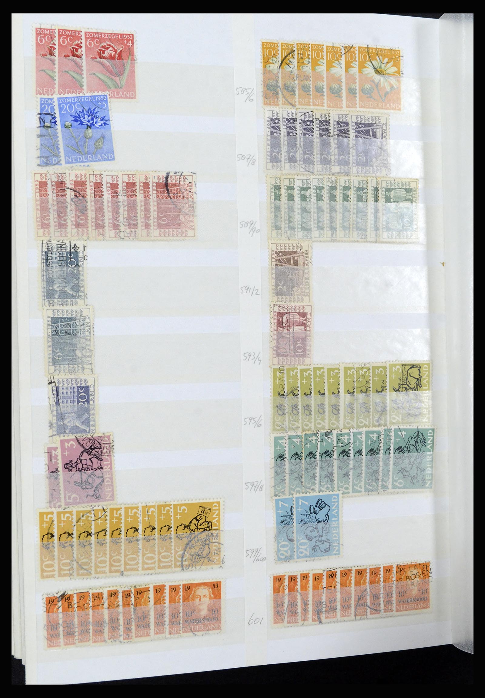 37218 044 - Postzegelverzameling 37218 Nederland 1852-1967.