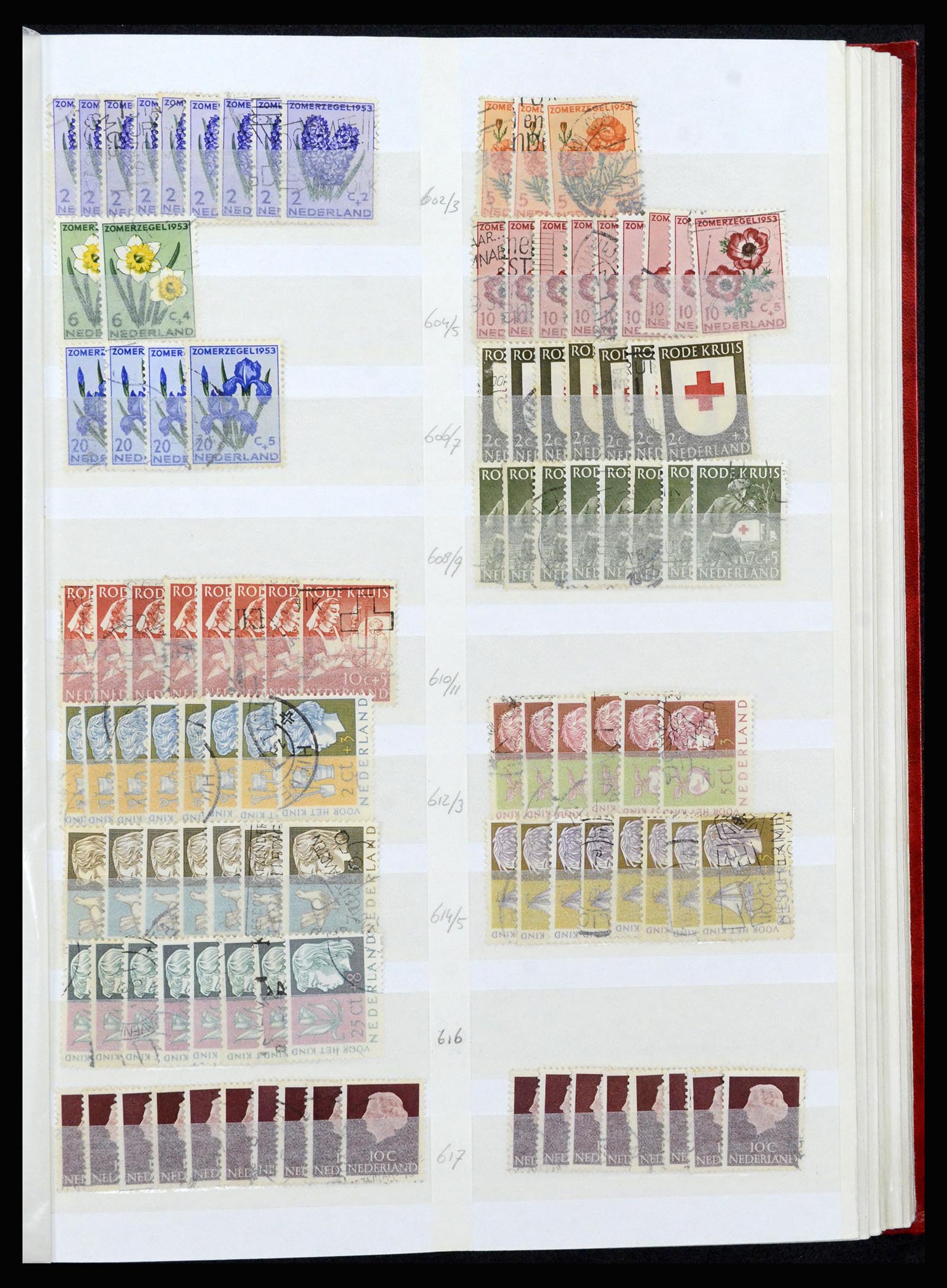 37218 045 - Postzegelverzameling 37218 Nederland 1852-1967.