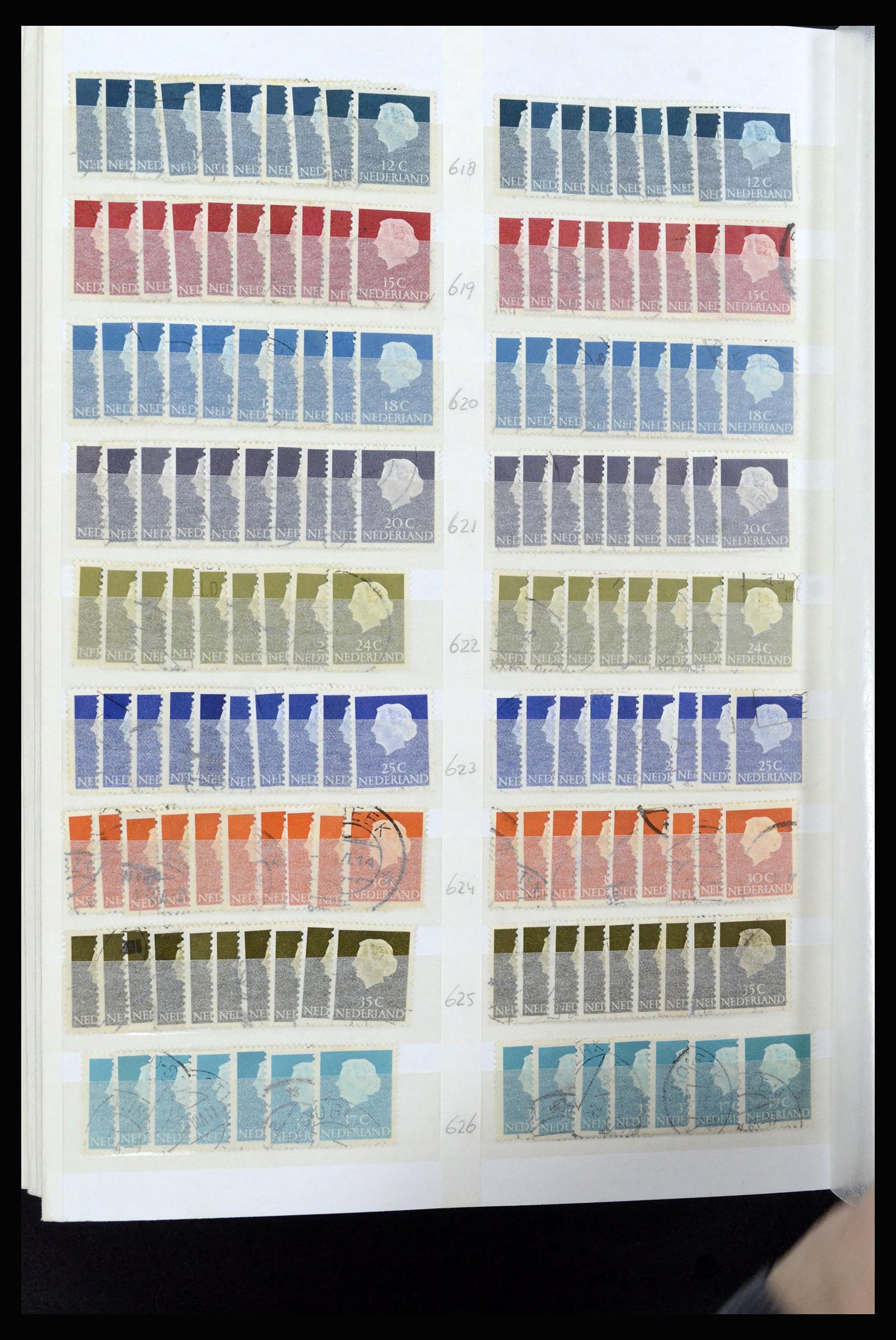 37218 046 - Postzegelverzameling 37218 Nederland 1852-1967.