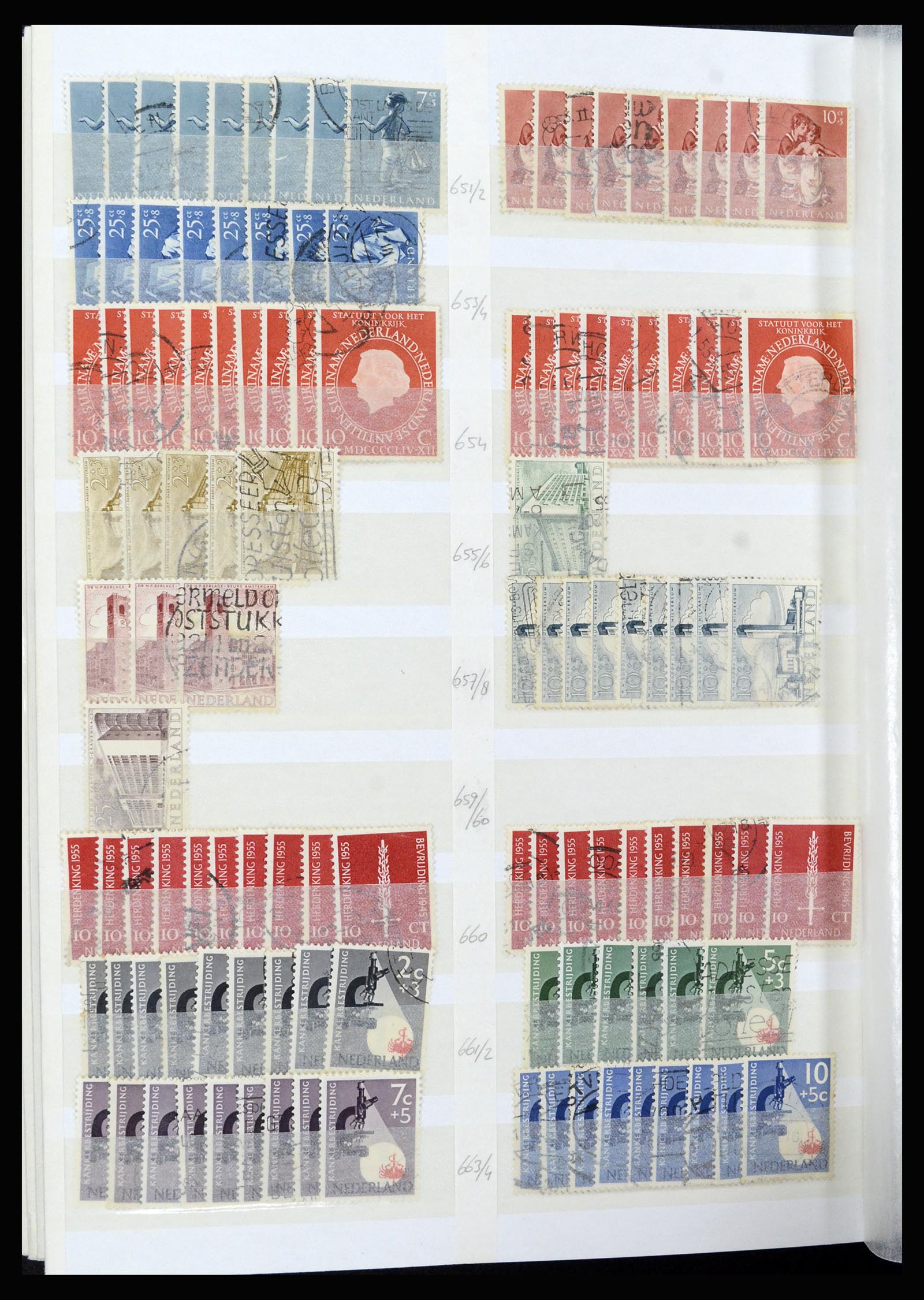 37218 050 - Postzegelverzameling 37218 Nederland 1852-1967.