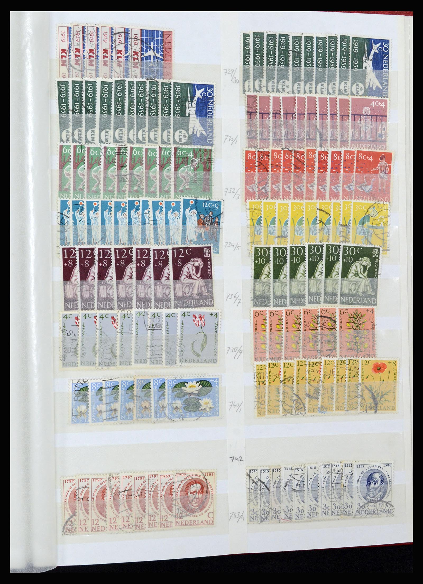 37218 055 - Postzegelverzameling 37218 Nederland 1852-1967.