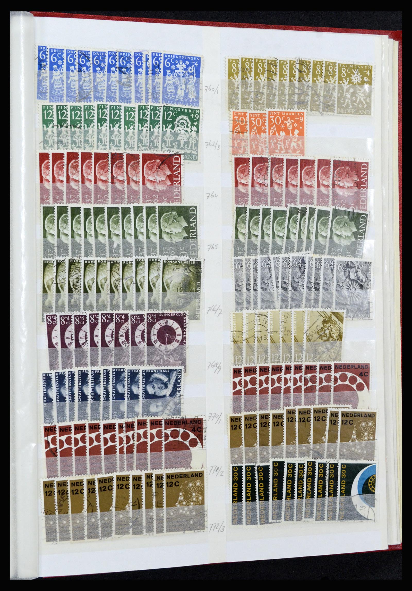37218 057 - Postzegelverzameling 37218 Nederland 1852-1967.
