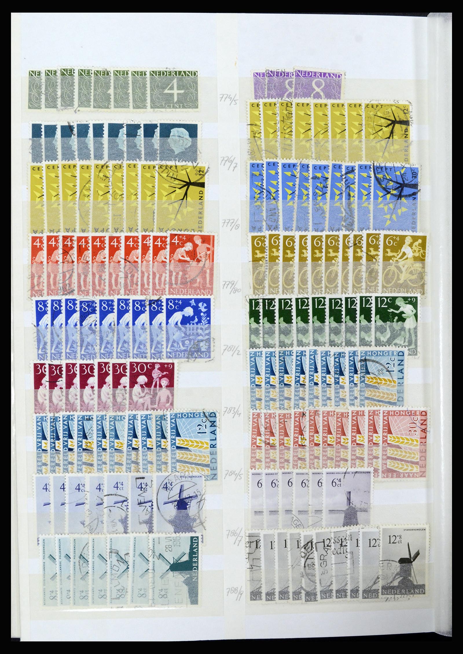 37218 058 - Postzegelverzameling 37218 Nederland 1852-1967.