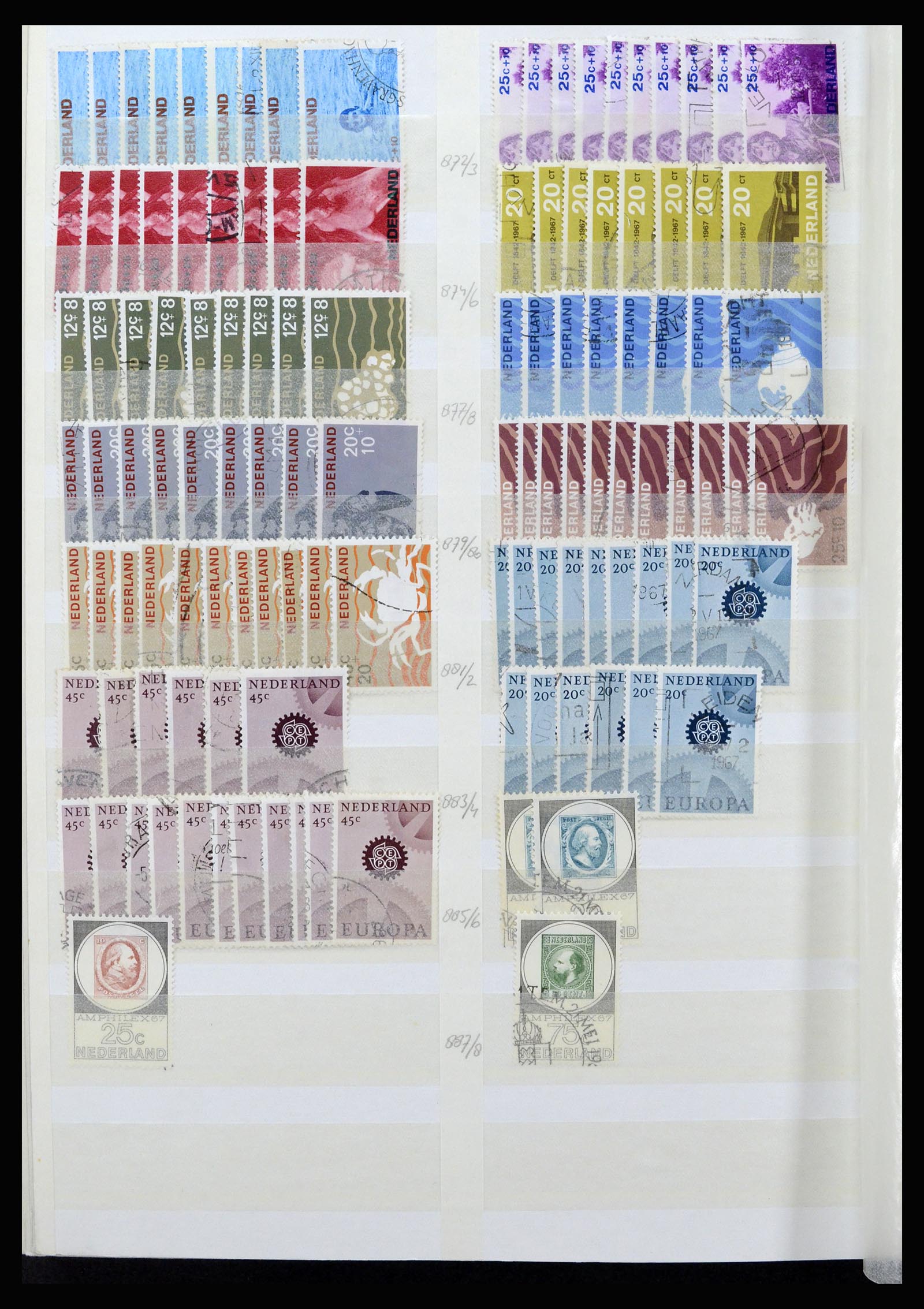 37218 064 - Postzegelverzameling 37218 Nederland 1852-1967.