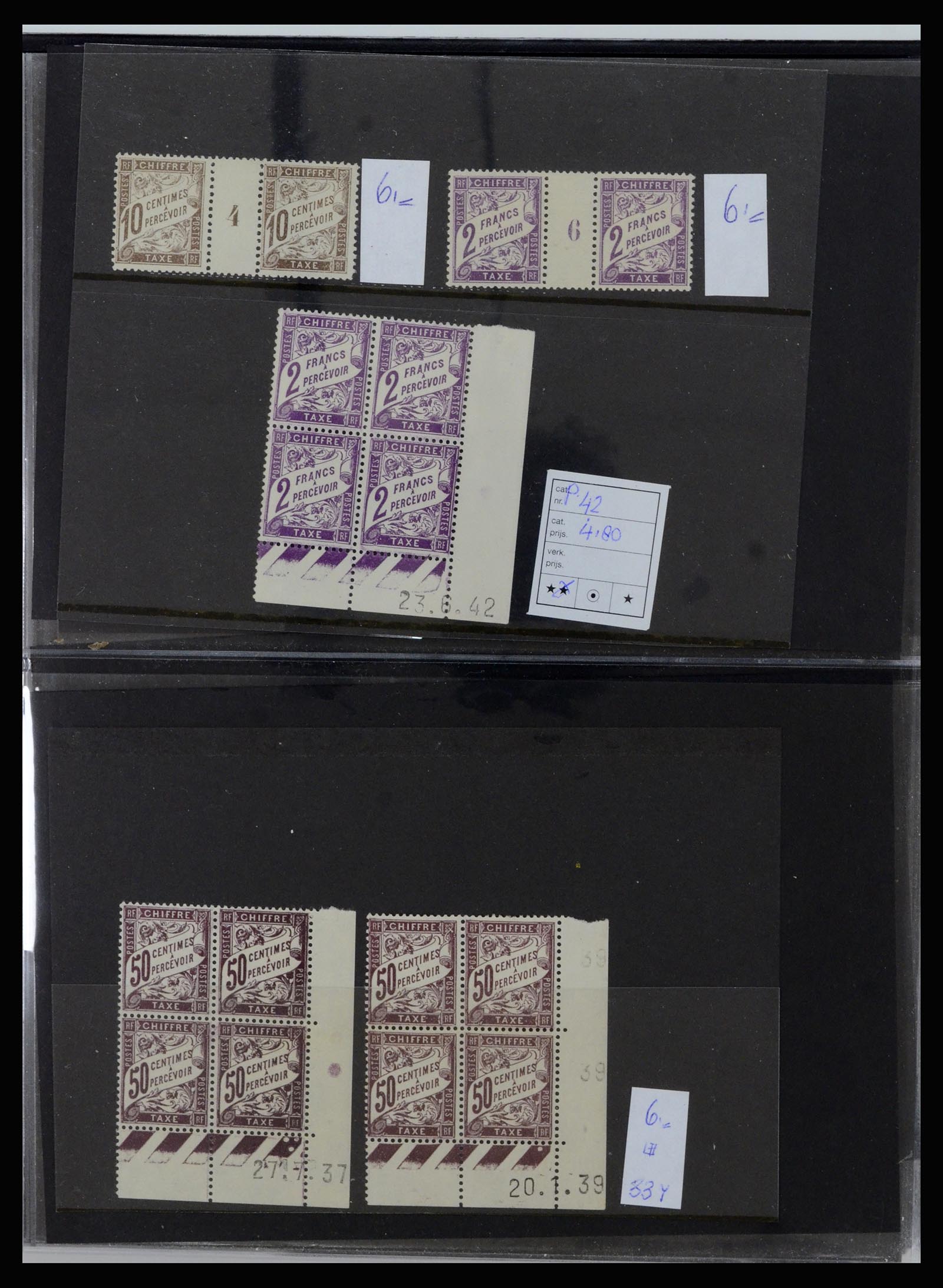 37219 007 - Postzegelverzameling 37219 Europese landen.