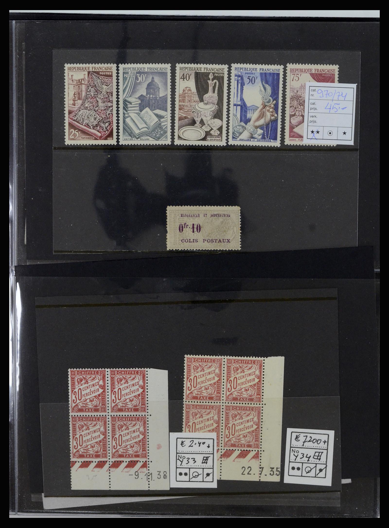 37219 009 - Postzegelverzameling 37219 Europese landen.