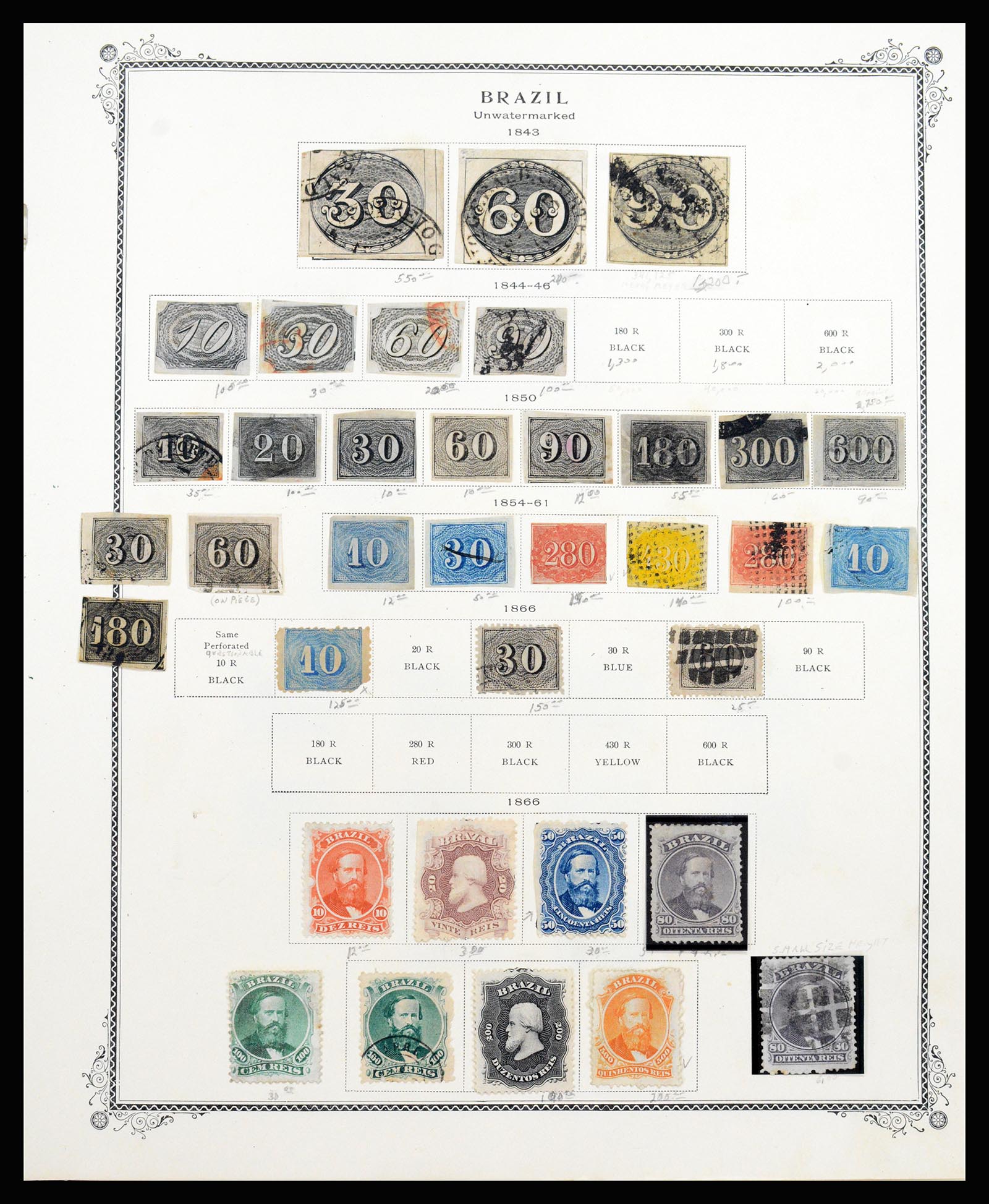 37220 006 - Postzegelverzameling 37220 Brazilië 1843-2004.