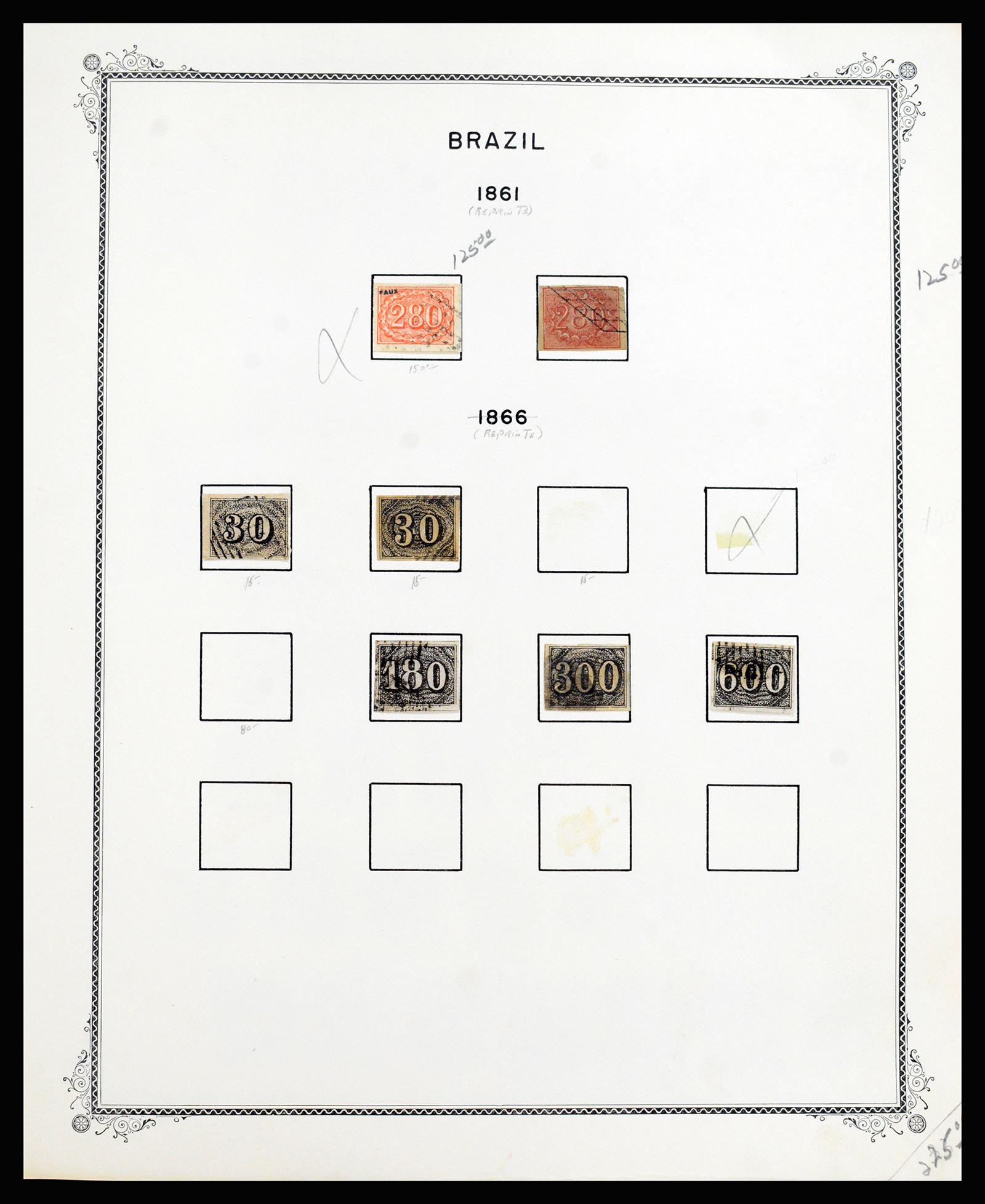 37220 009 - Postzegelverzameling 37220 Brazilië 1843-2004.