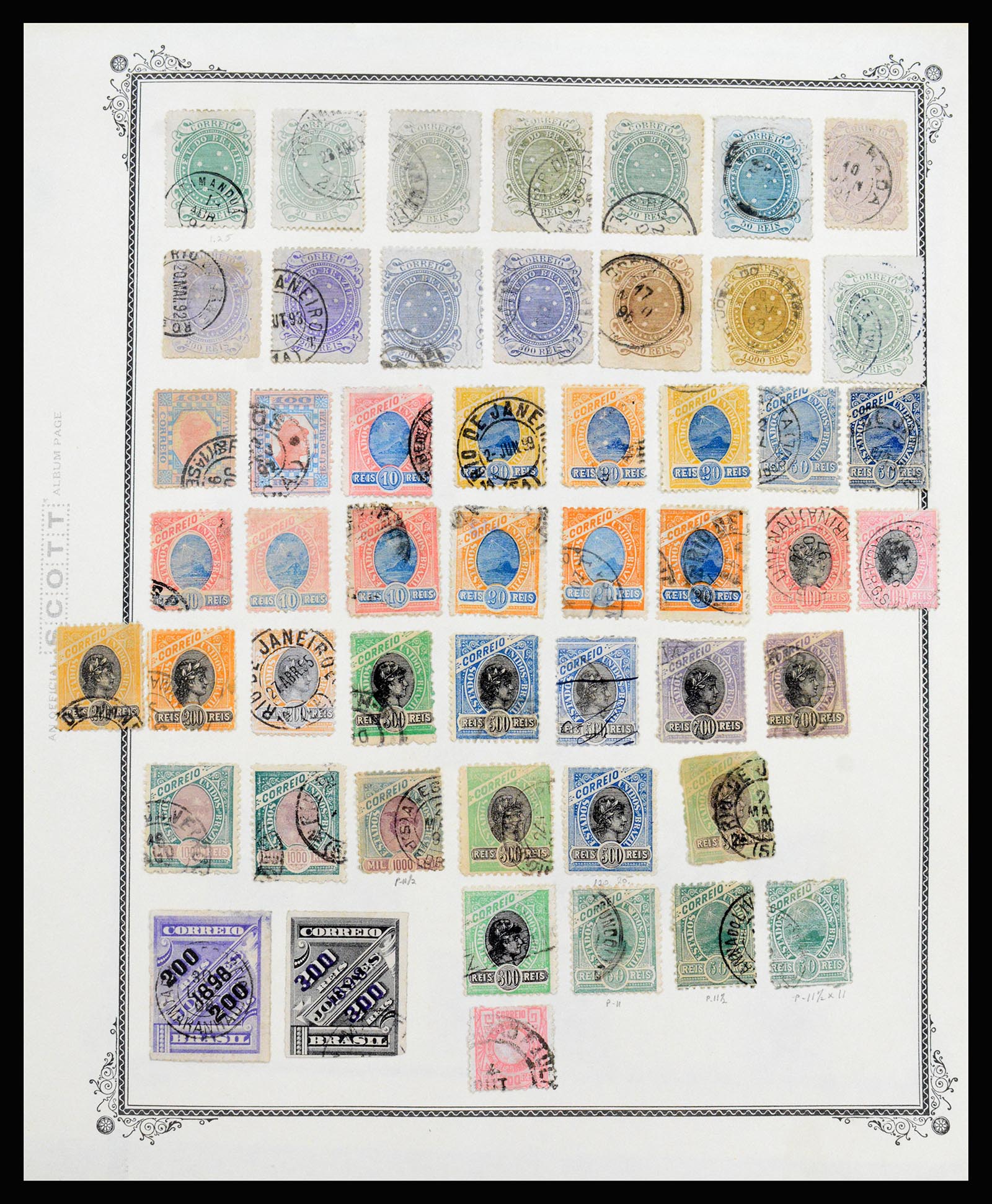 37220 014 - Postzegelverzameling 37220 Brazilië 1843-2004.