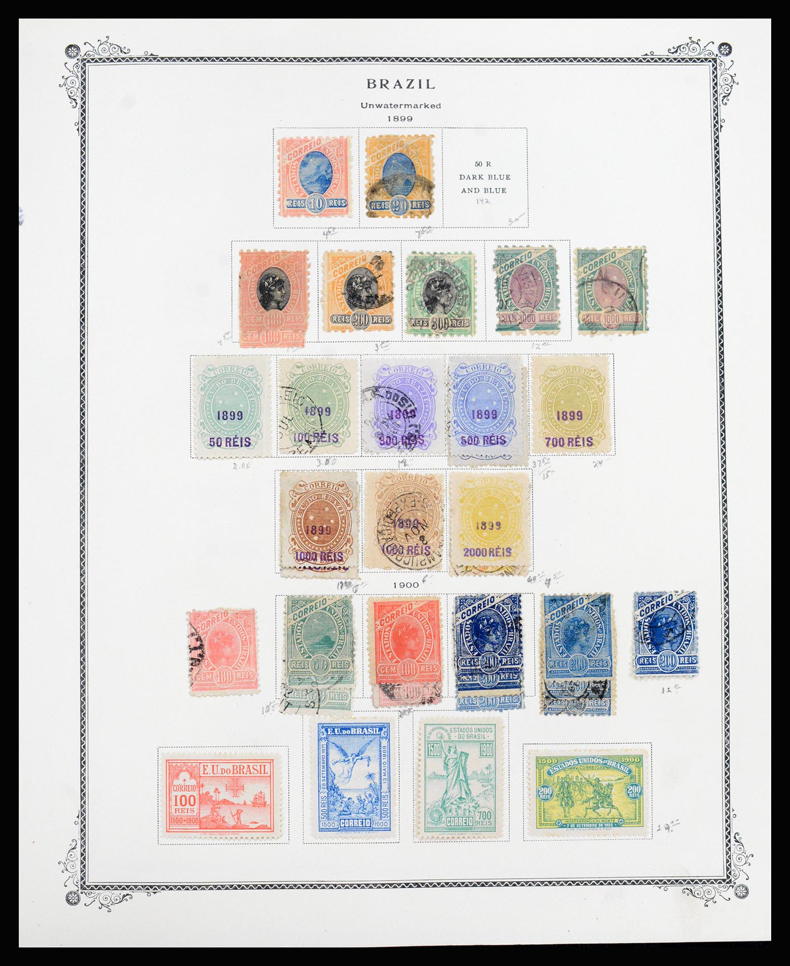 37220 016 - Postzegelverzameling 37220 Brazilië 1843-2004.