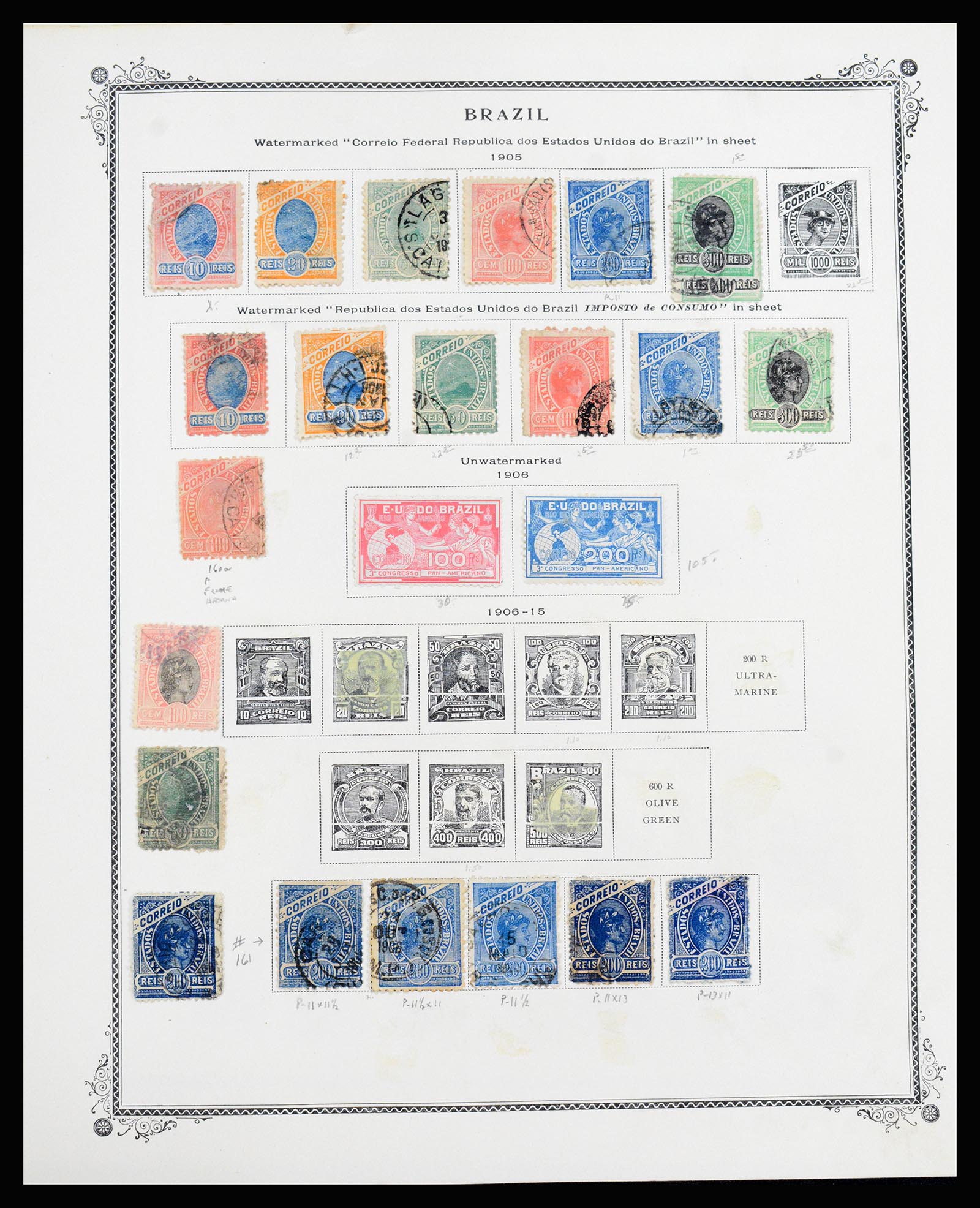 37220 017 - Postzegelverzameling 37220 Brazilië 1843-2004.