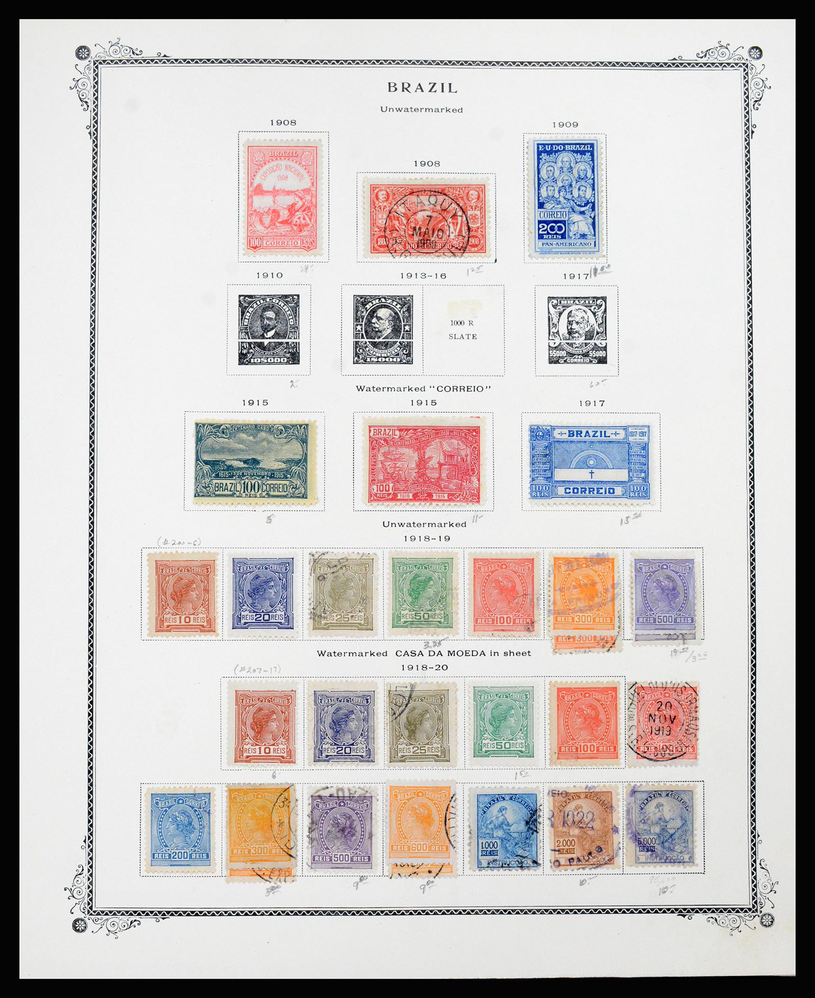 37220 018 - Postzegelverzameling 37220 Brazilië 1843-2004.