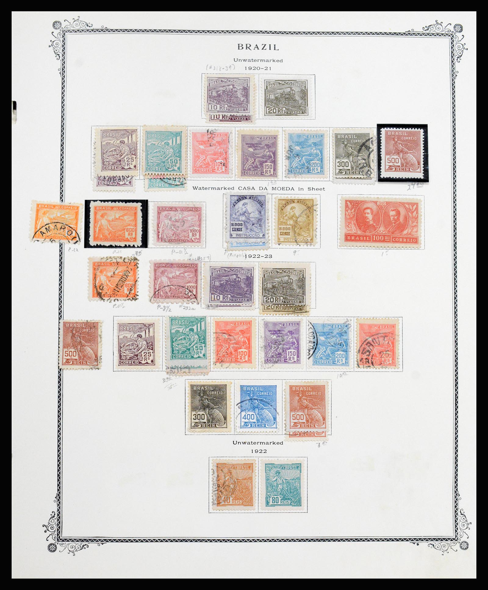 37220 019 - Postzegelverzameling 37220 Brazilië 1843-2004.