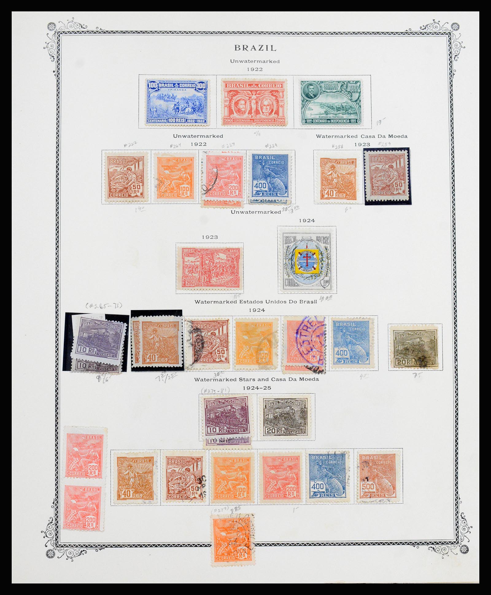 37220 020 - Postzegelverzameling 37220 Brazilië 1843-2004.