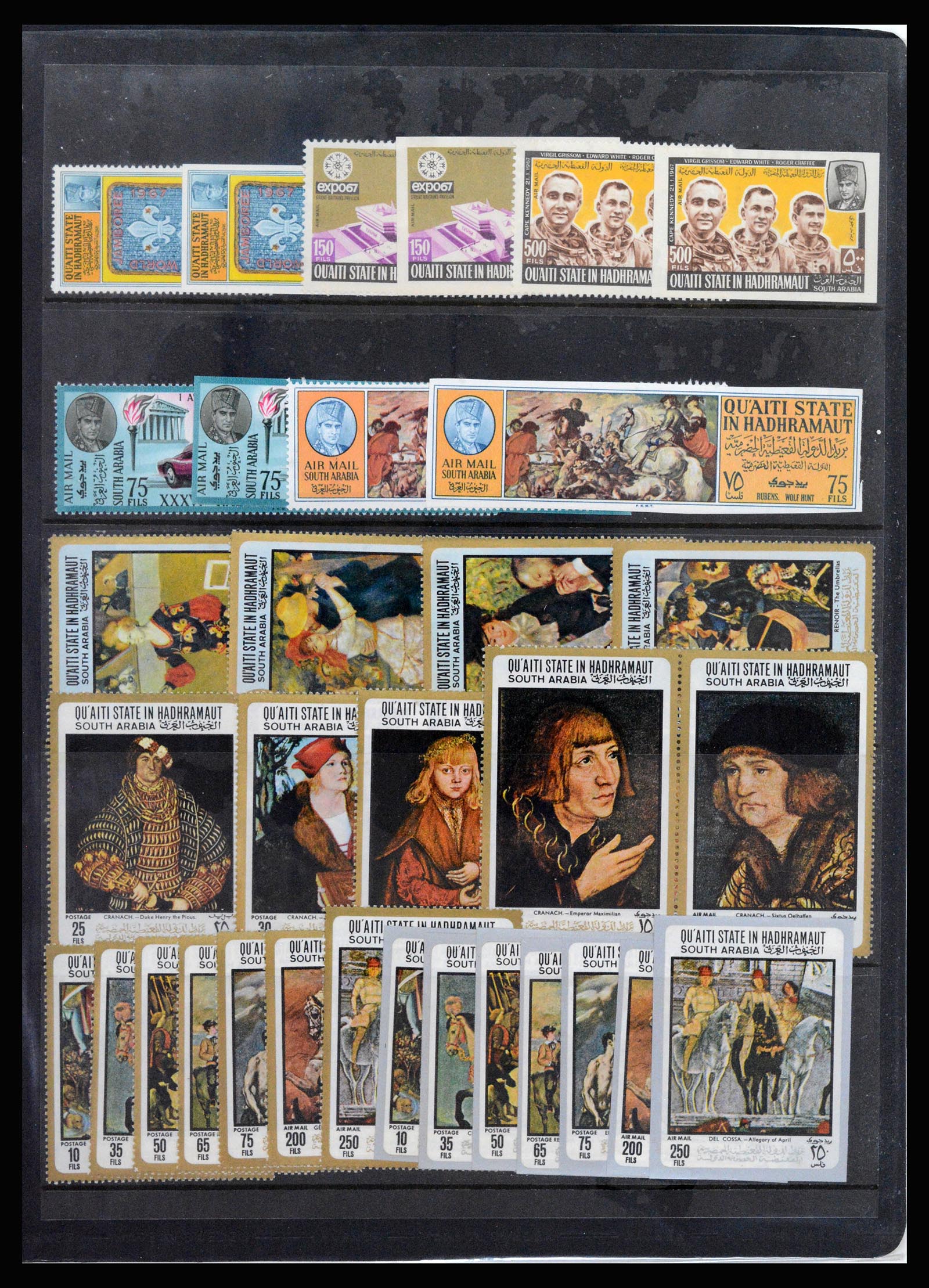 37223 003 - Postzegelverzameling 37223 Aden 1949-1967.