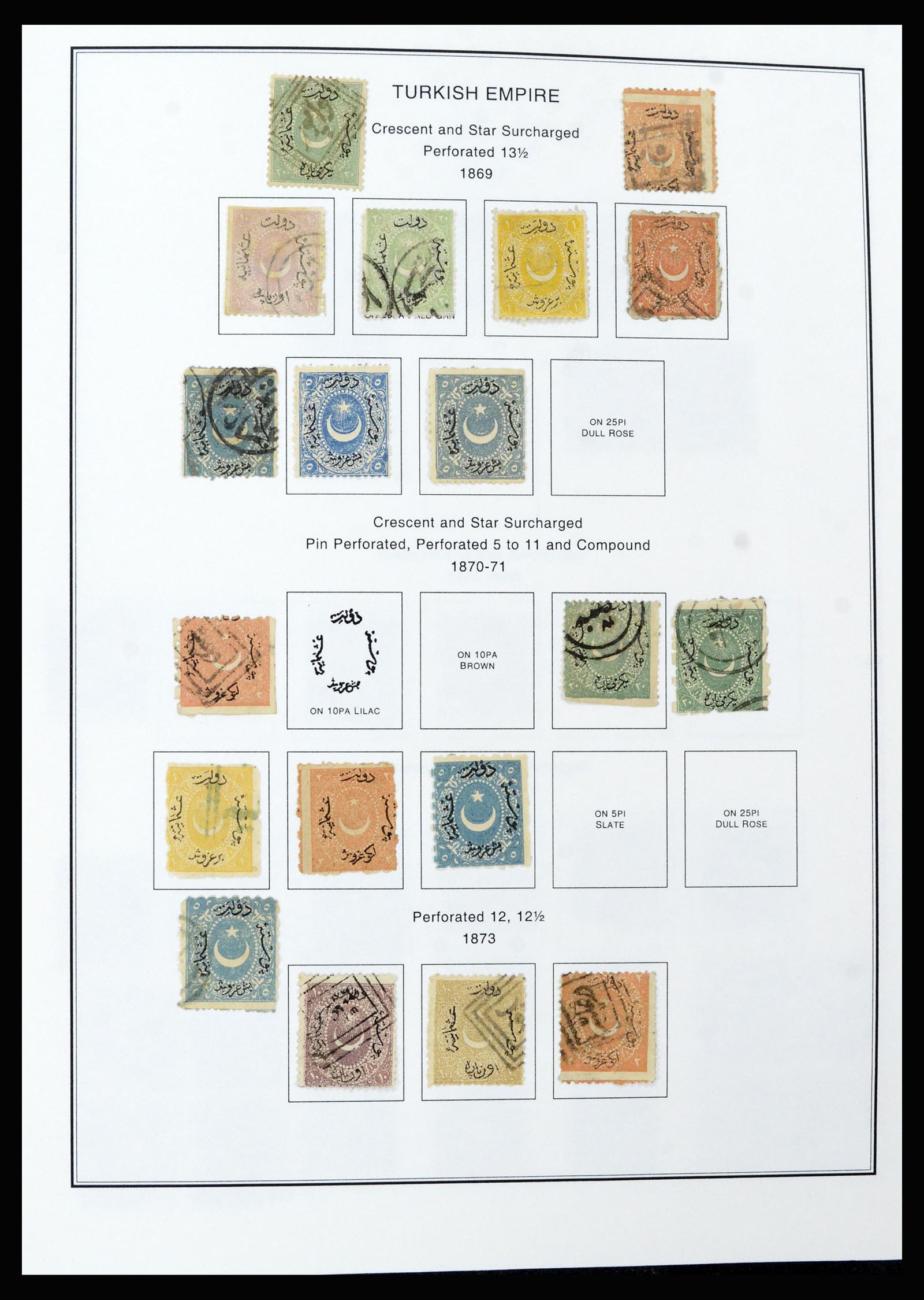 37224 002 - Postzegelverzameling 37224 Turkije 1863-2000.
