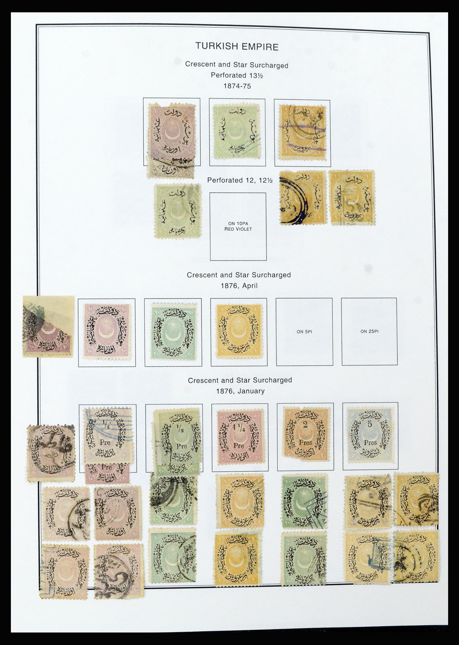 37224 003 - Postzegelverzameling 37224 Turkije 1863-2000.