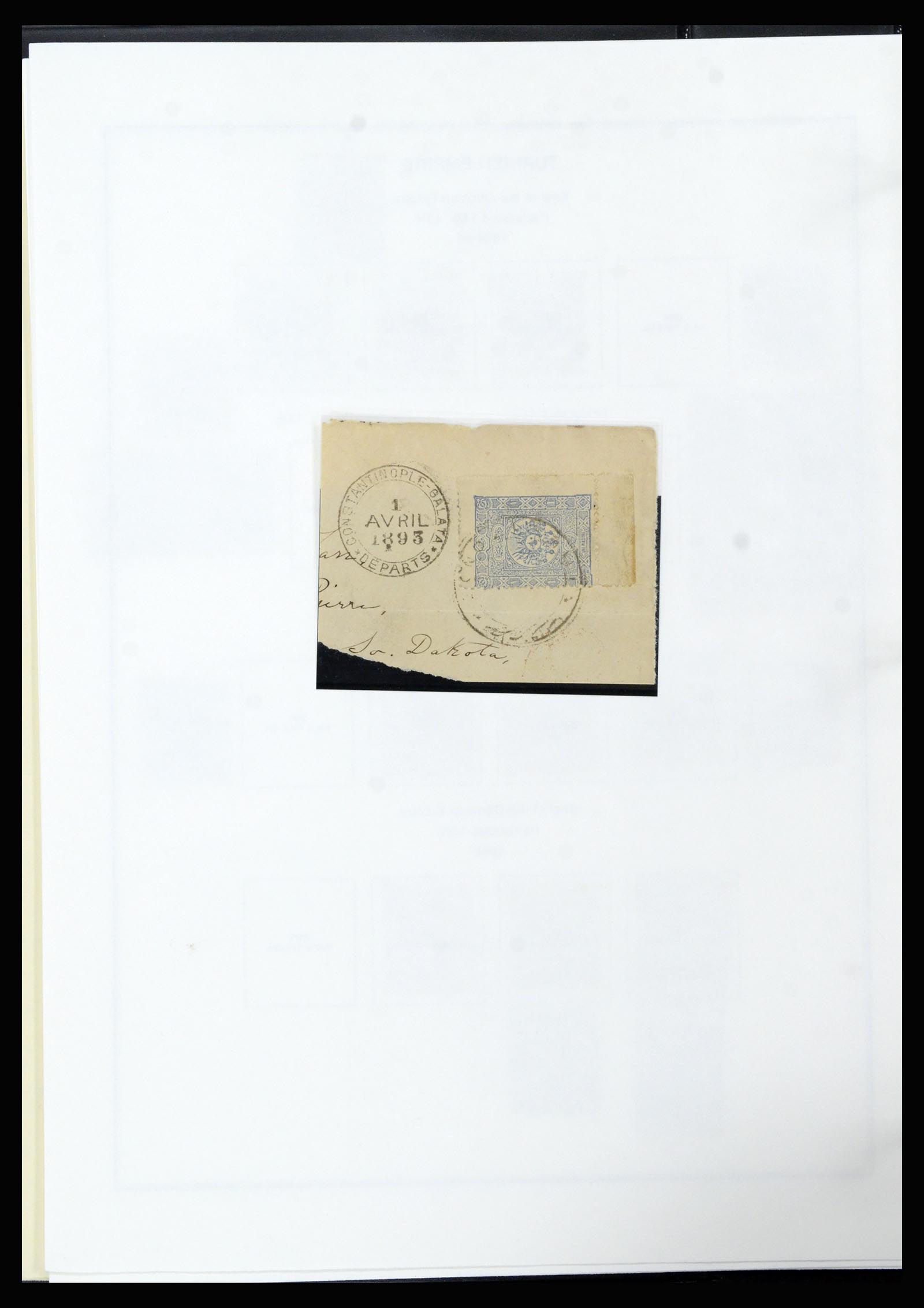 37224 007 - Postzegelverzameling 37224 Turkije 1863-2000.