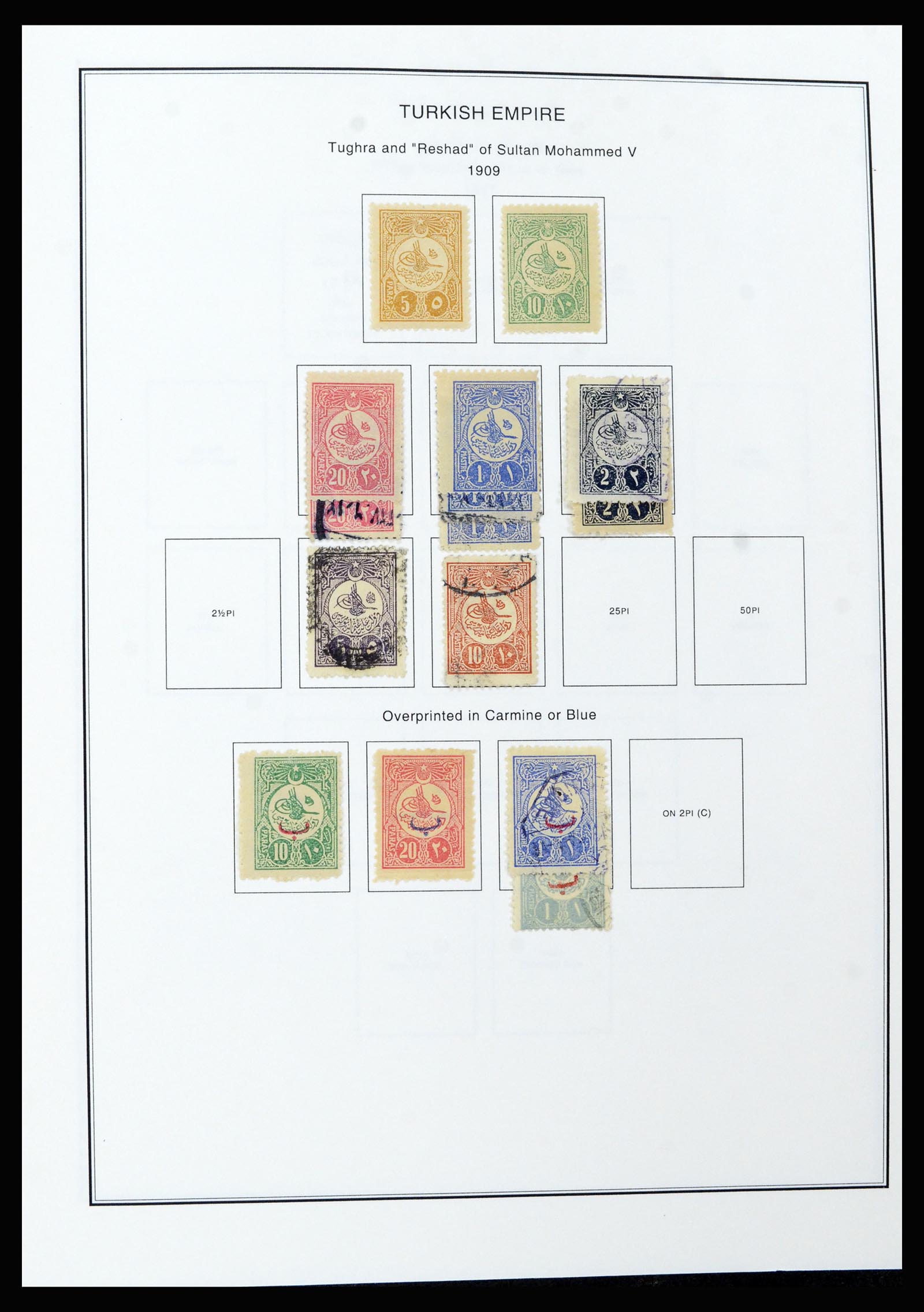 37224 010 - Postzegelverzameling 37224 Turkije 1863-2000.