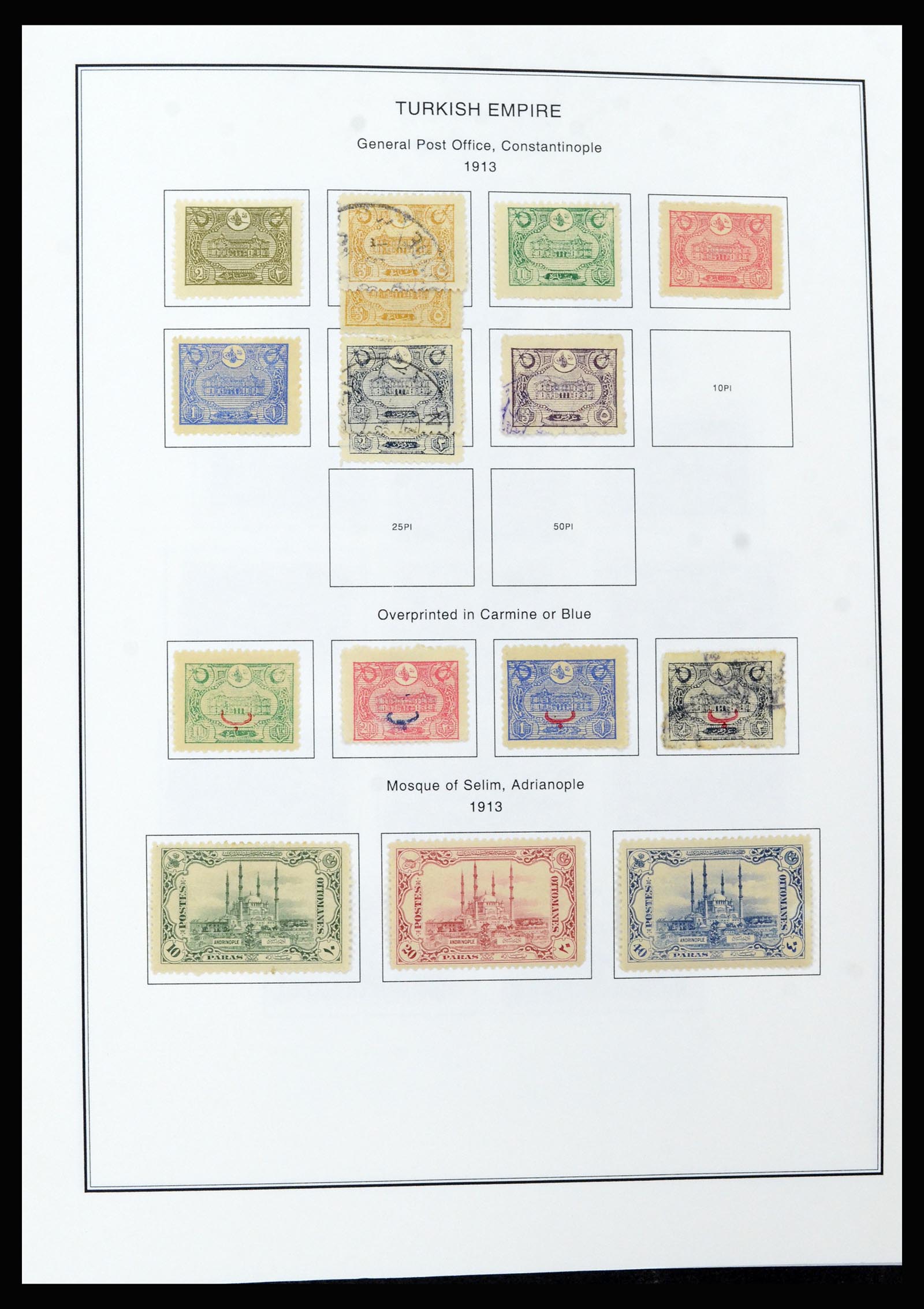 37224 011 - Postzegelverzameling 37224 Turkije 1863-2000.