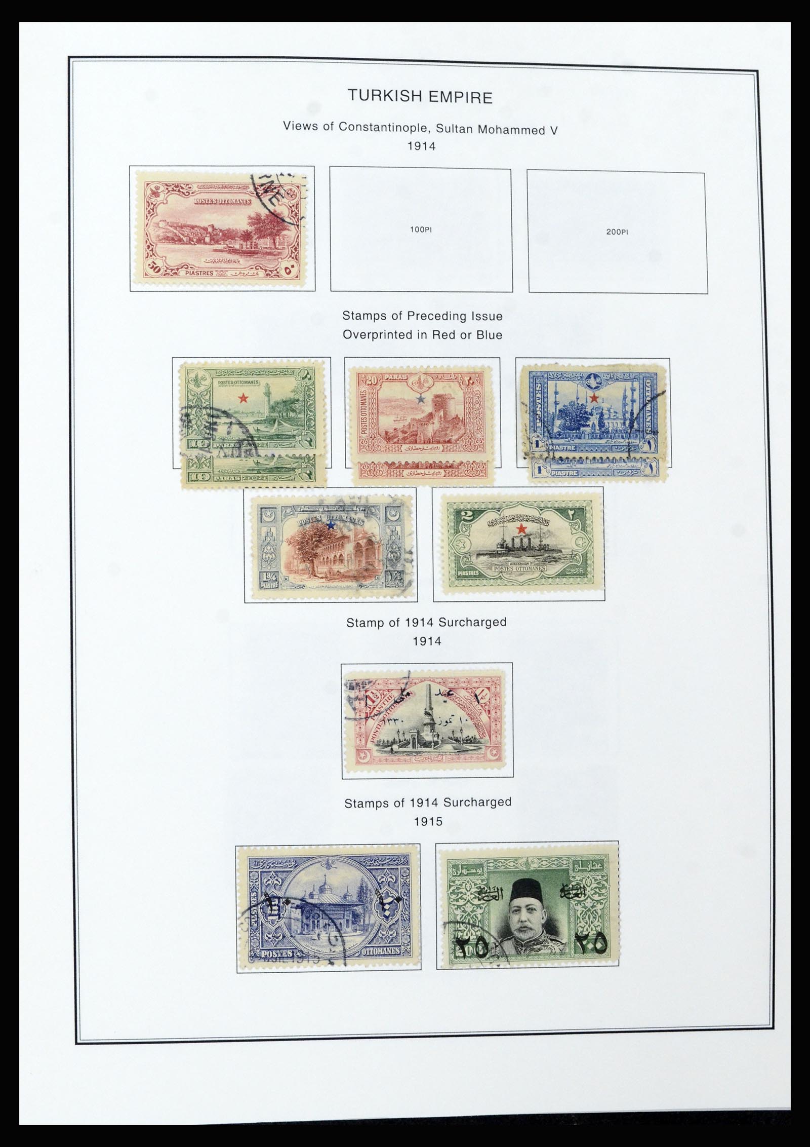 37224 013 - Postzegelverzameling 37224 Turkije 1863-2000.