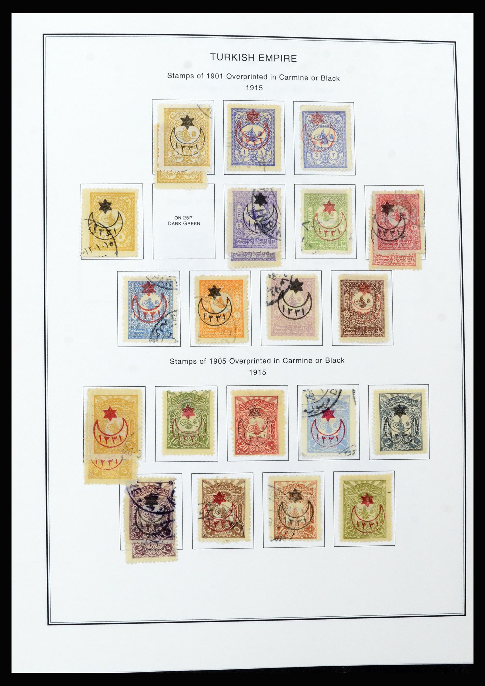 37224 015 - Postzegelverzameling 37224 Turkije 1863-2000.
