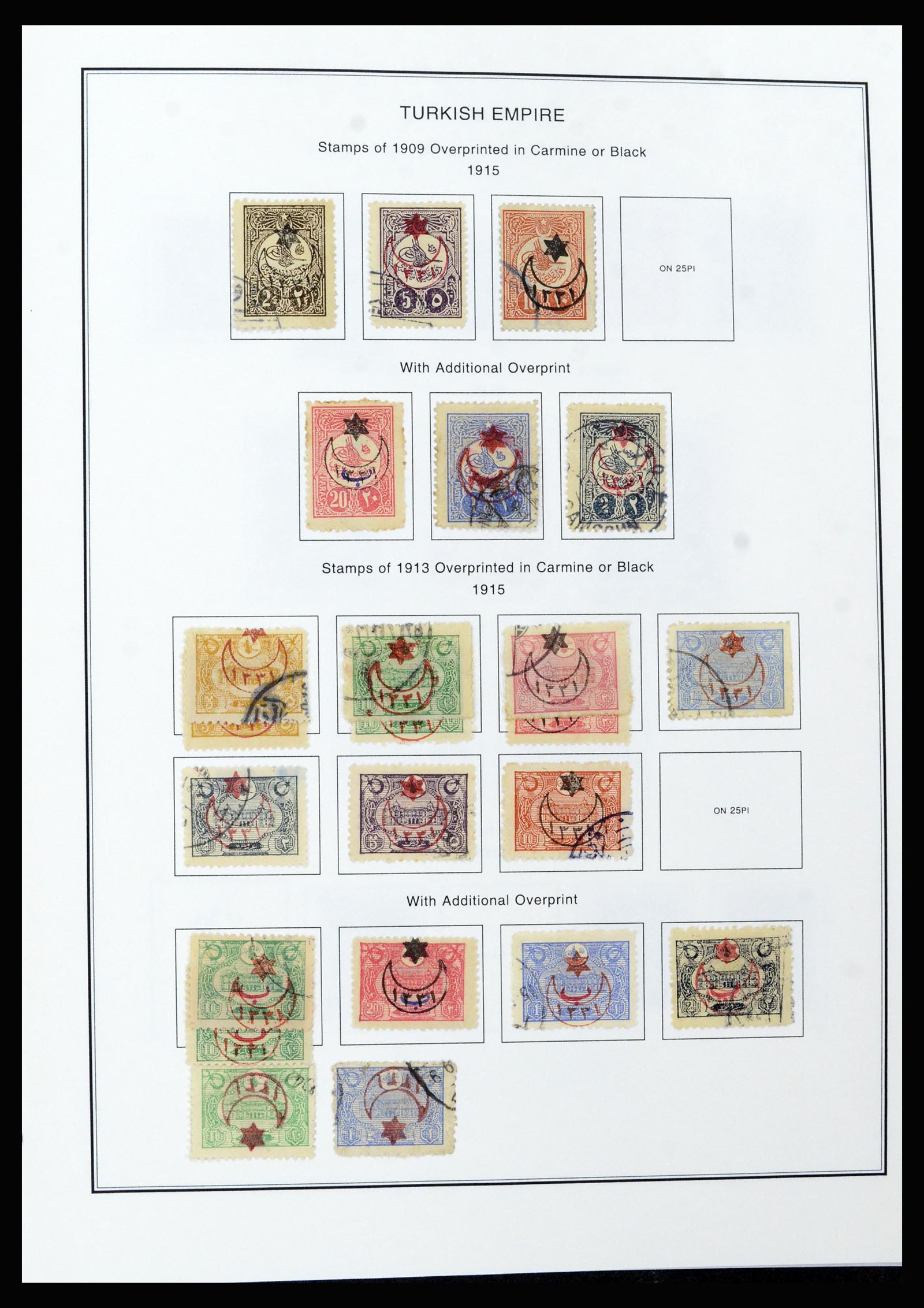 37224 017 - Postzegelverzameling 37224 Turkije 1863-2000.