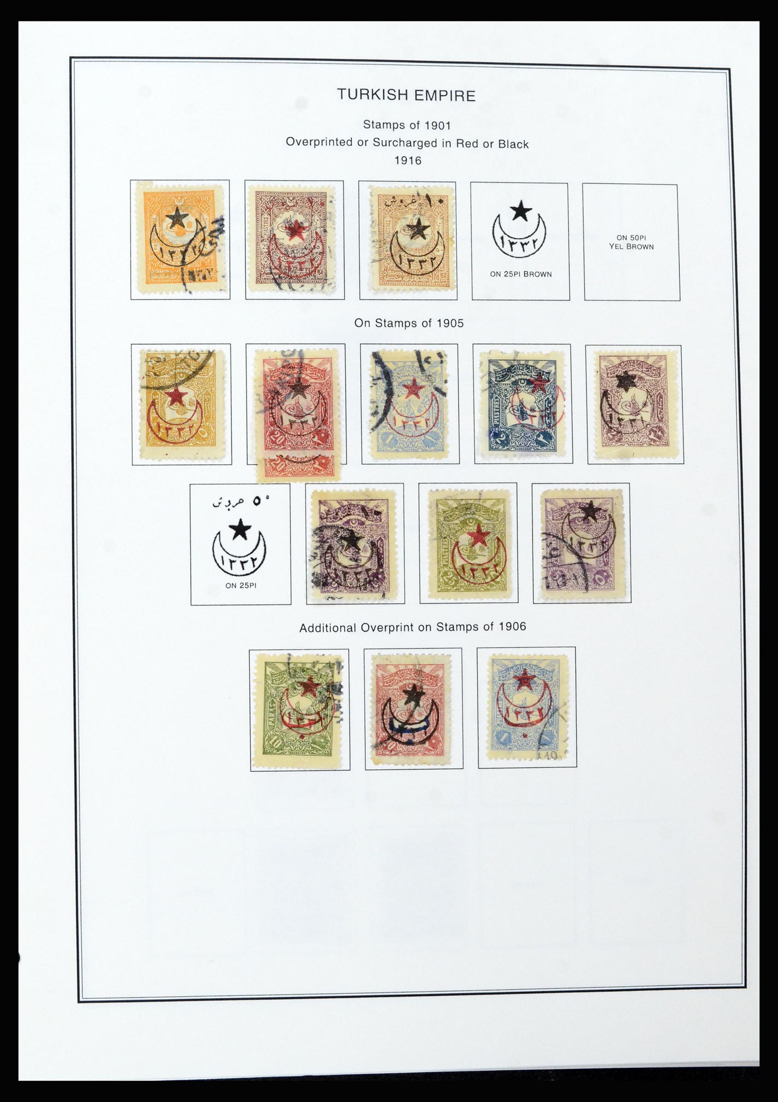 37224 020 - Postzegelverzameling 37224 Turkije 1863-2000.