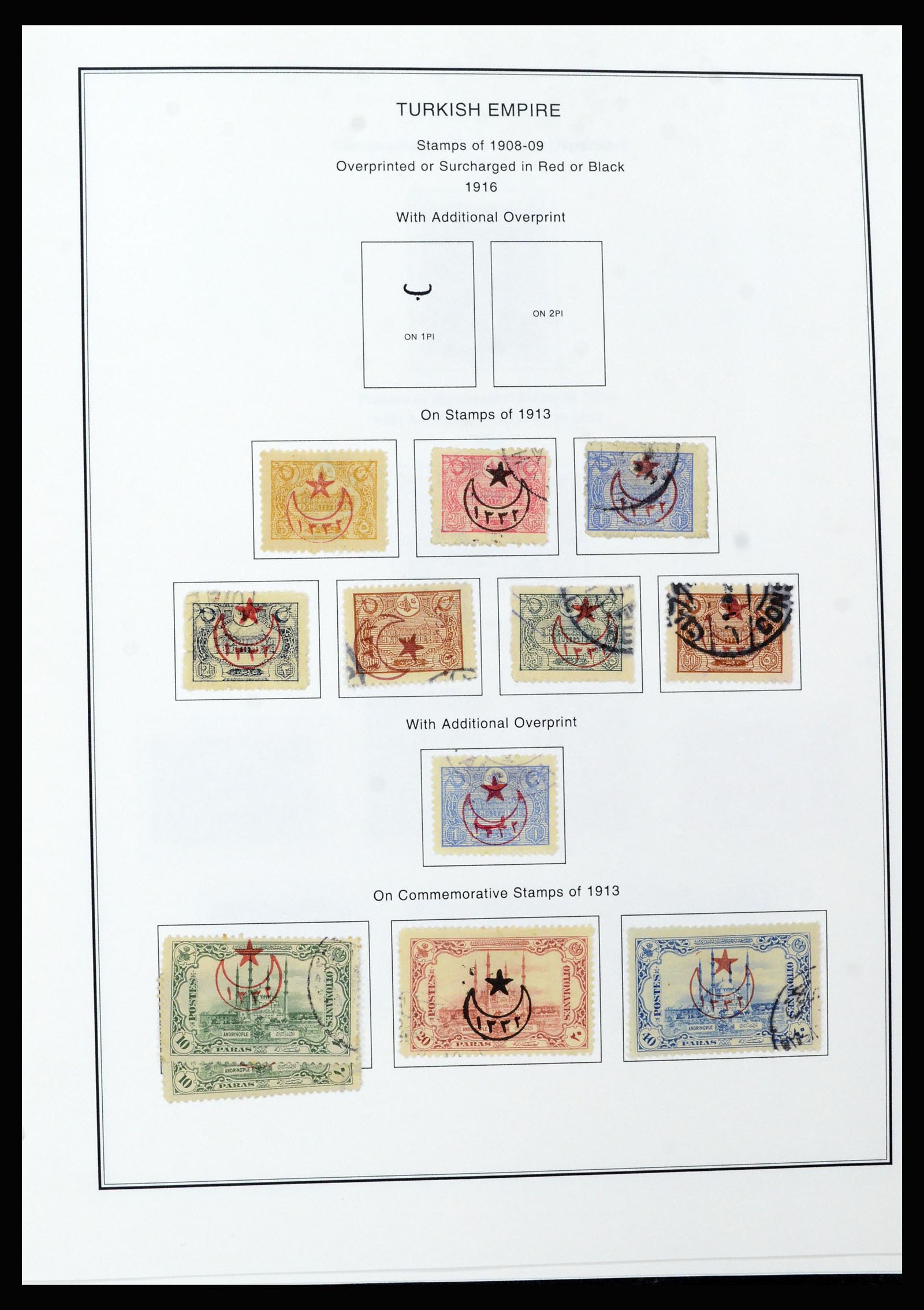 37224 022 - Postzegelverzameling 37224 Turkije 1863-2000.