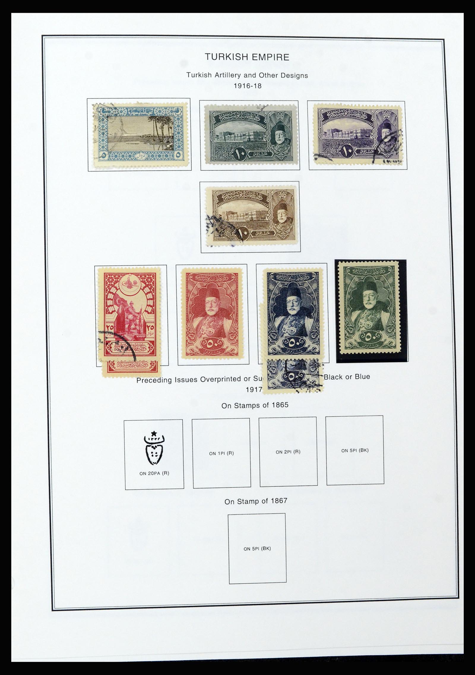 37224 024 - Postzegelverzameling 37224 Turkije 1863-2000.