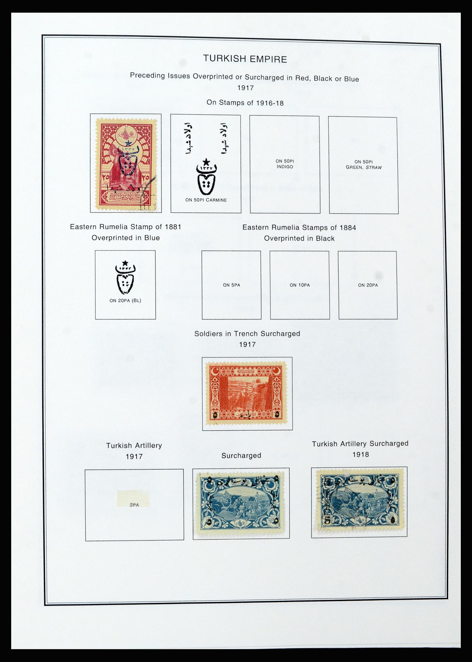 37224 030 - Postzegelverzameling 37224 Turkije 1863-2000.