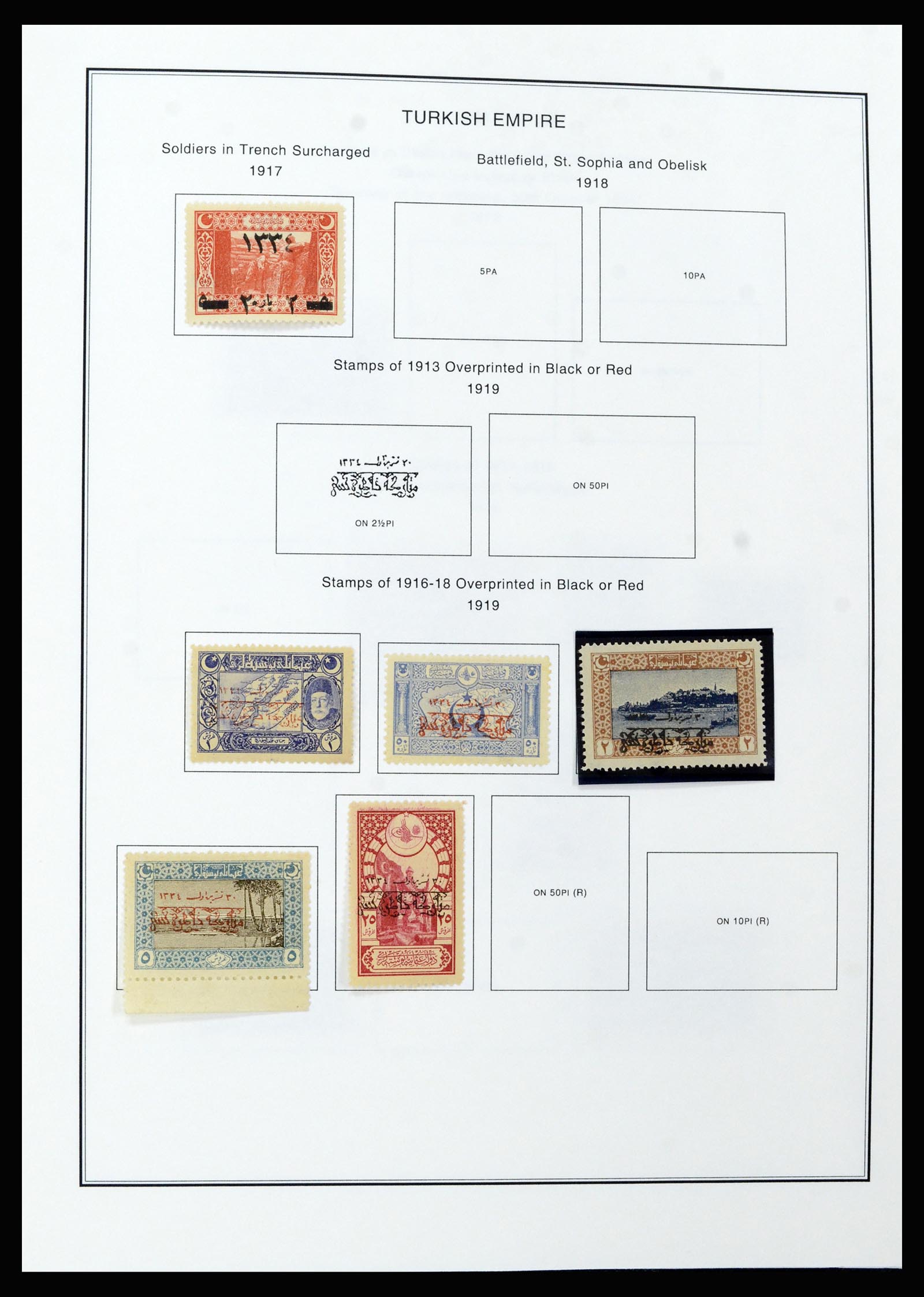 37224 031 - Postzegelverzameling 37224 Turkije 1863-2000.