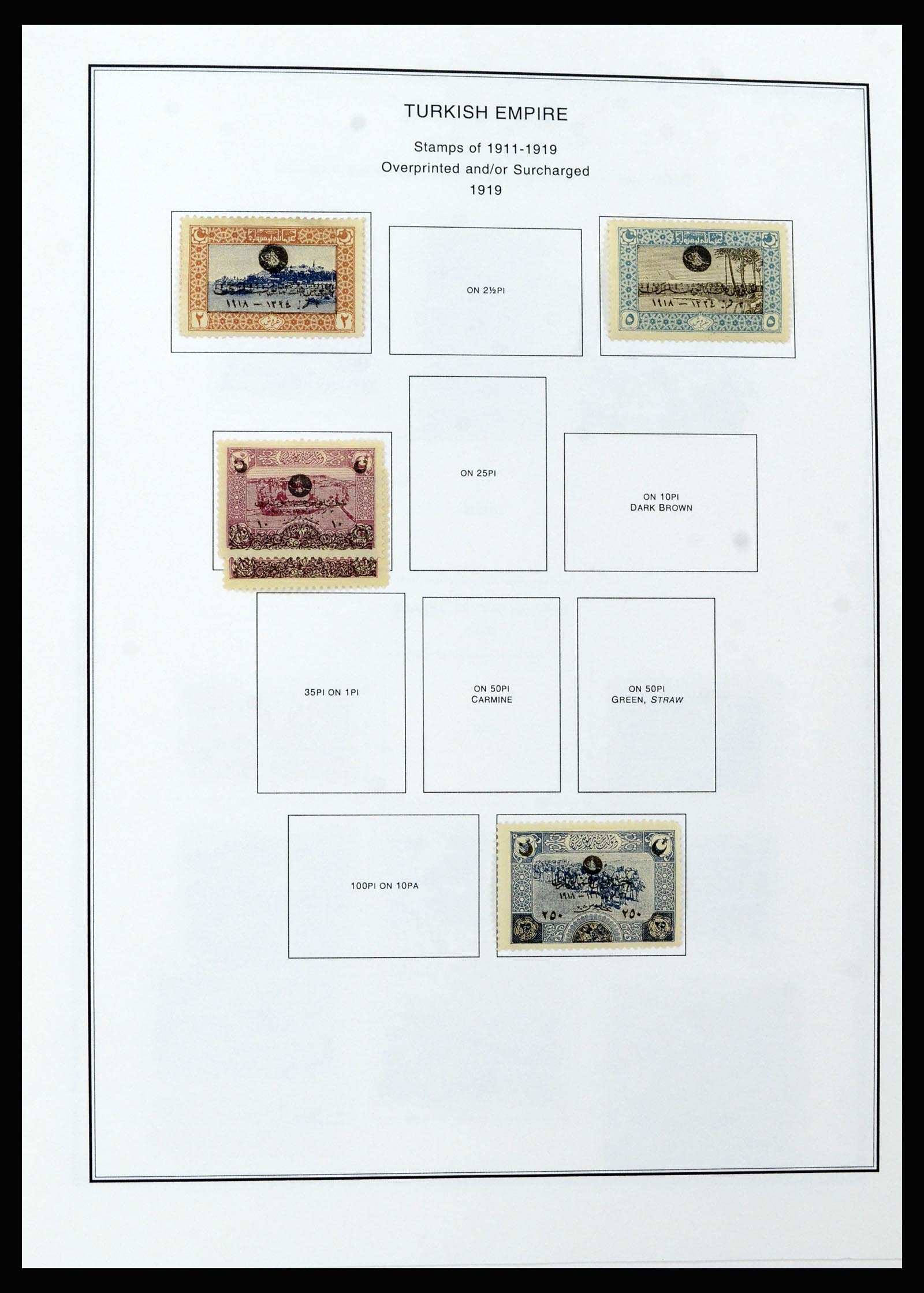 37224 033 - Postzegelverzameling 37224 Turkije 1863-2000.