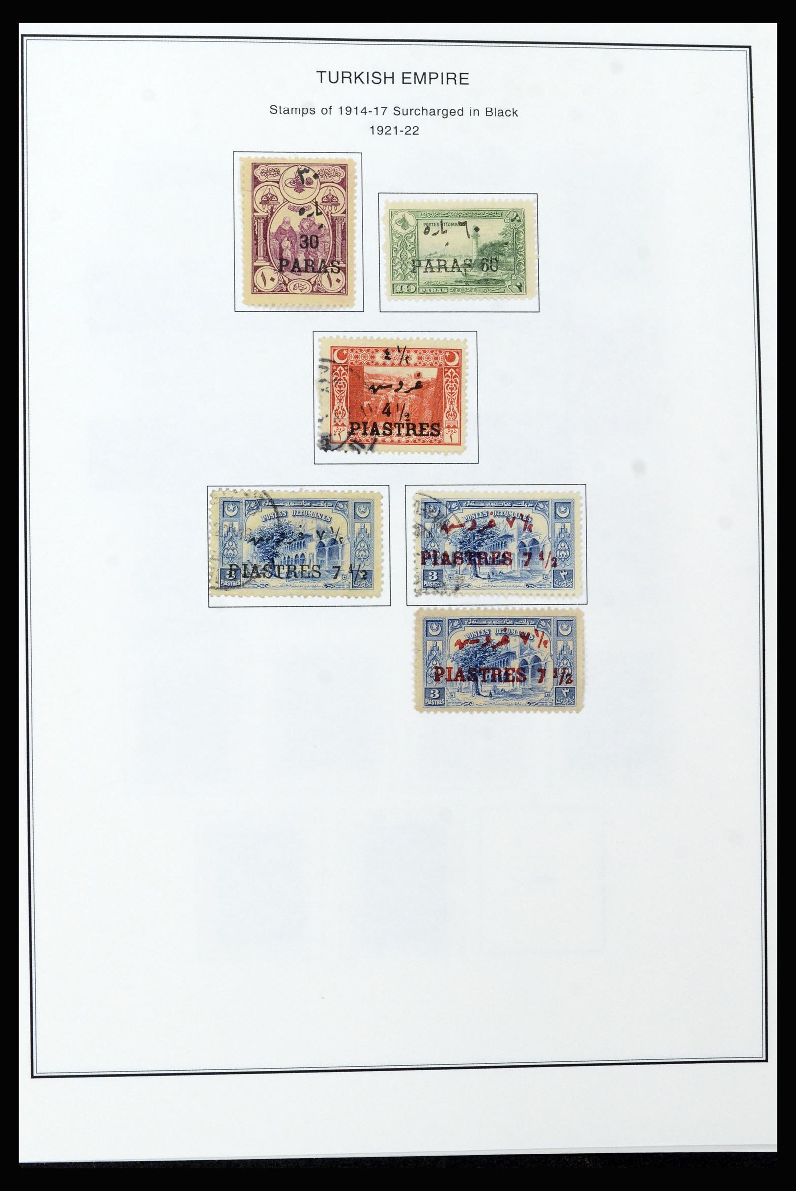 37224 035 - Postzegelverzameling 37224 Turkije 1863-2000.