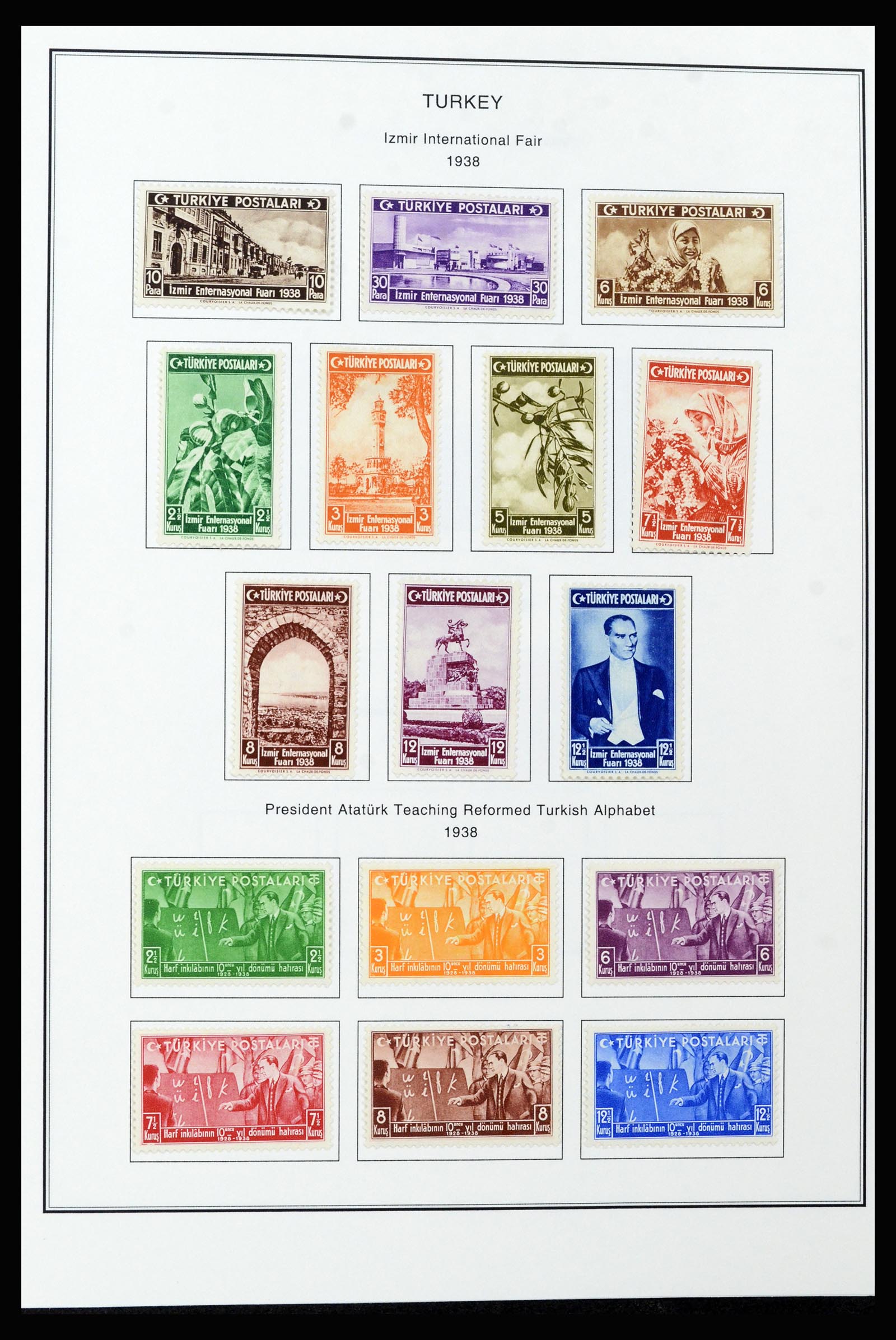 37224 048 - Postzegelverzameling 37224 Turkije 1863-2000.