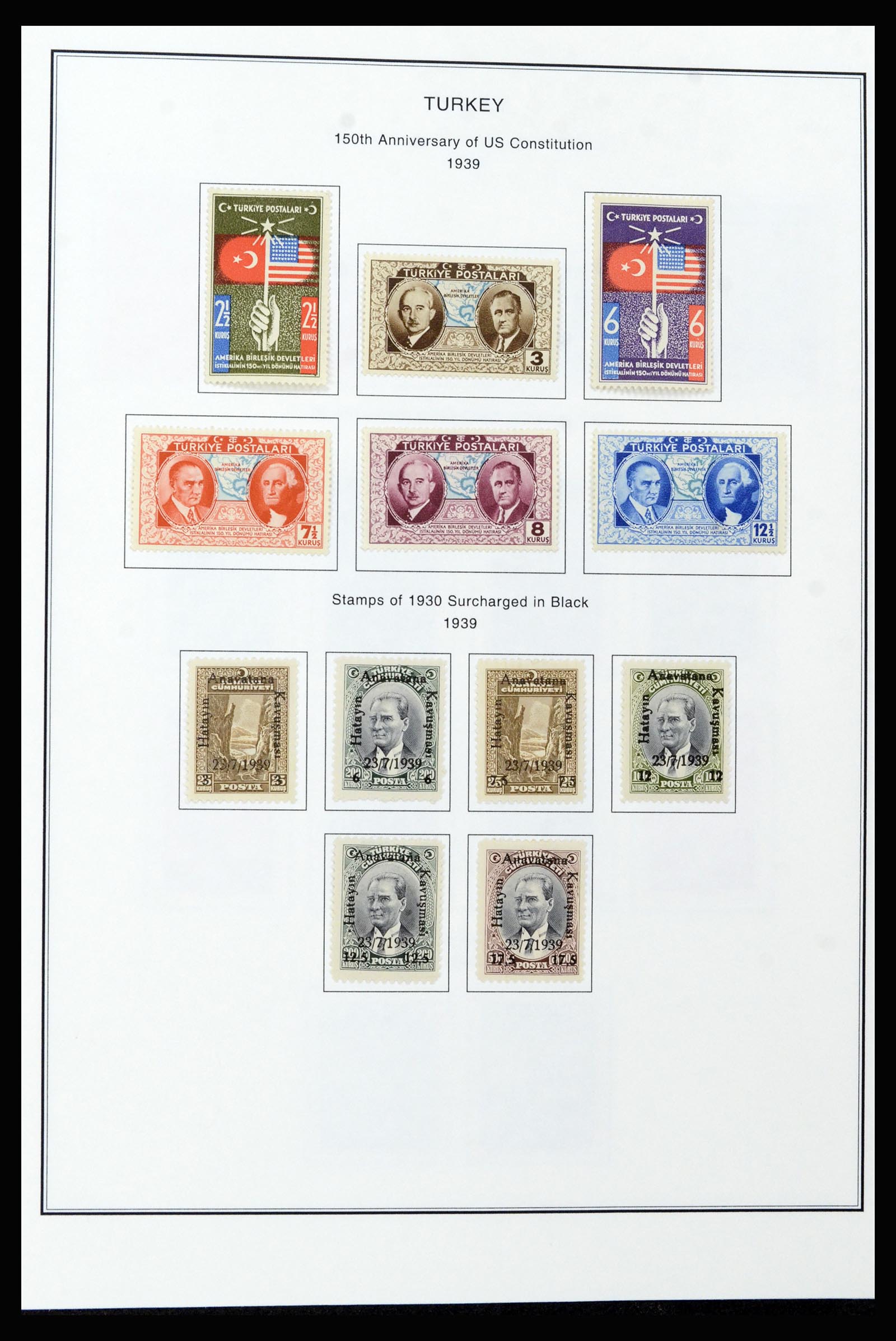 37224 050 - Postzegelverzameling 37224 Turkije 1863-2000.