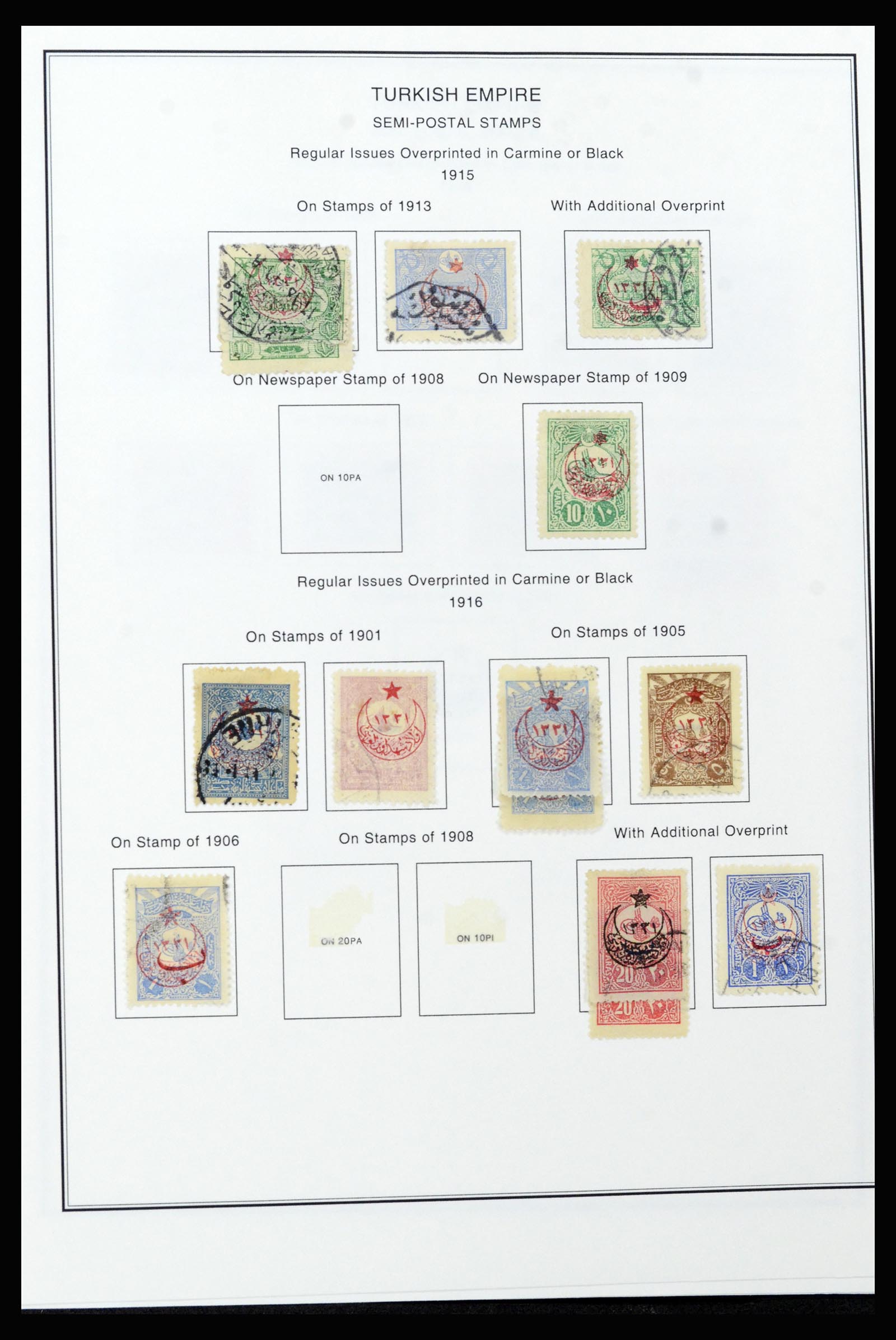 37224 056 - Postzegelverzameling 37224 Turkije 1863-2000.