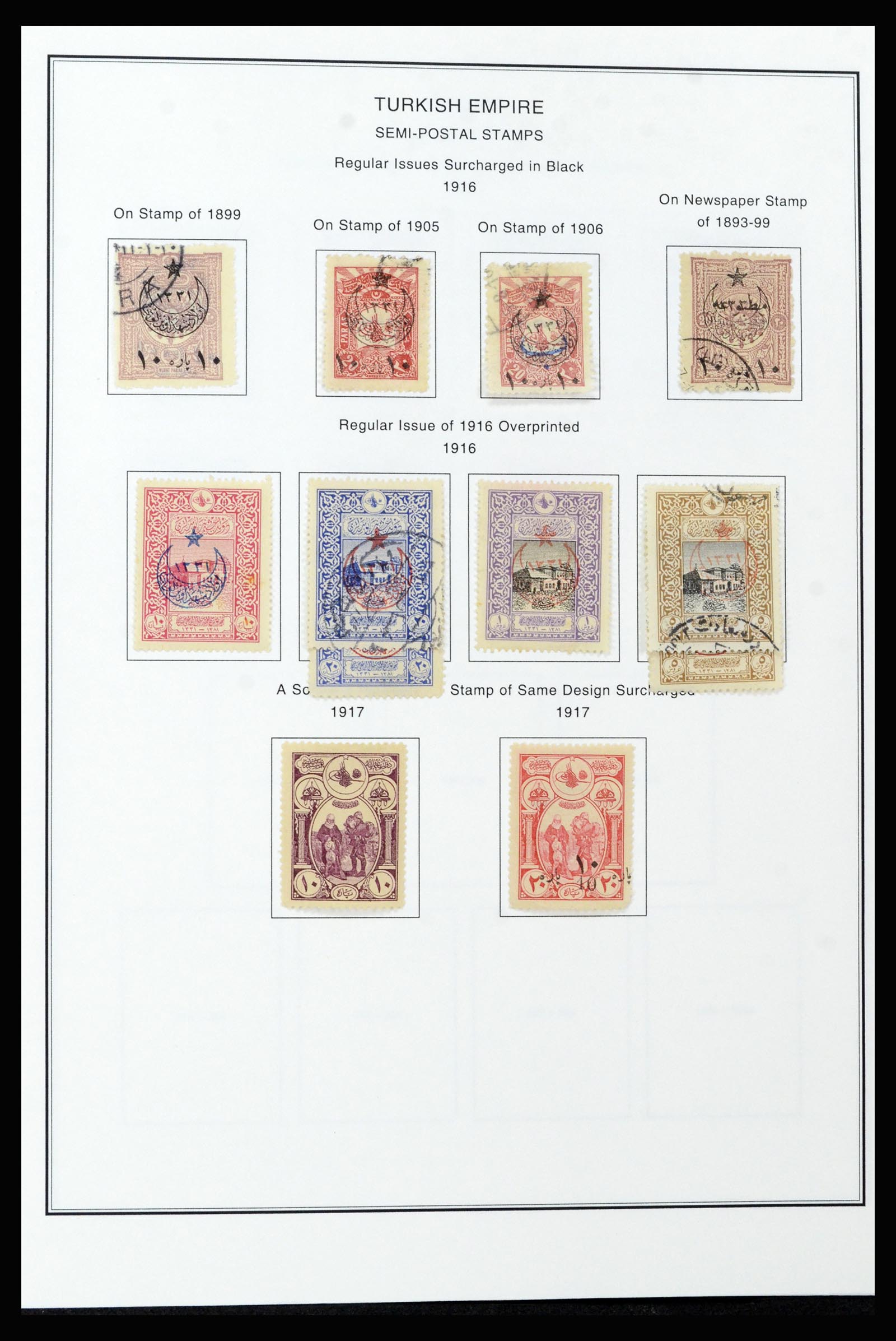 37224 058 - Postzegelverzameling 37224 Turkije 1863-2000.