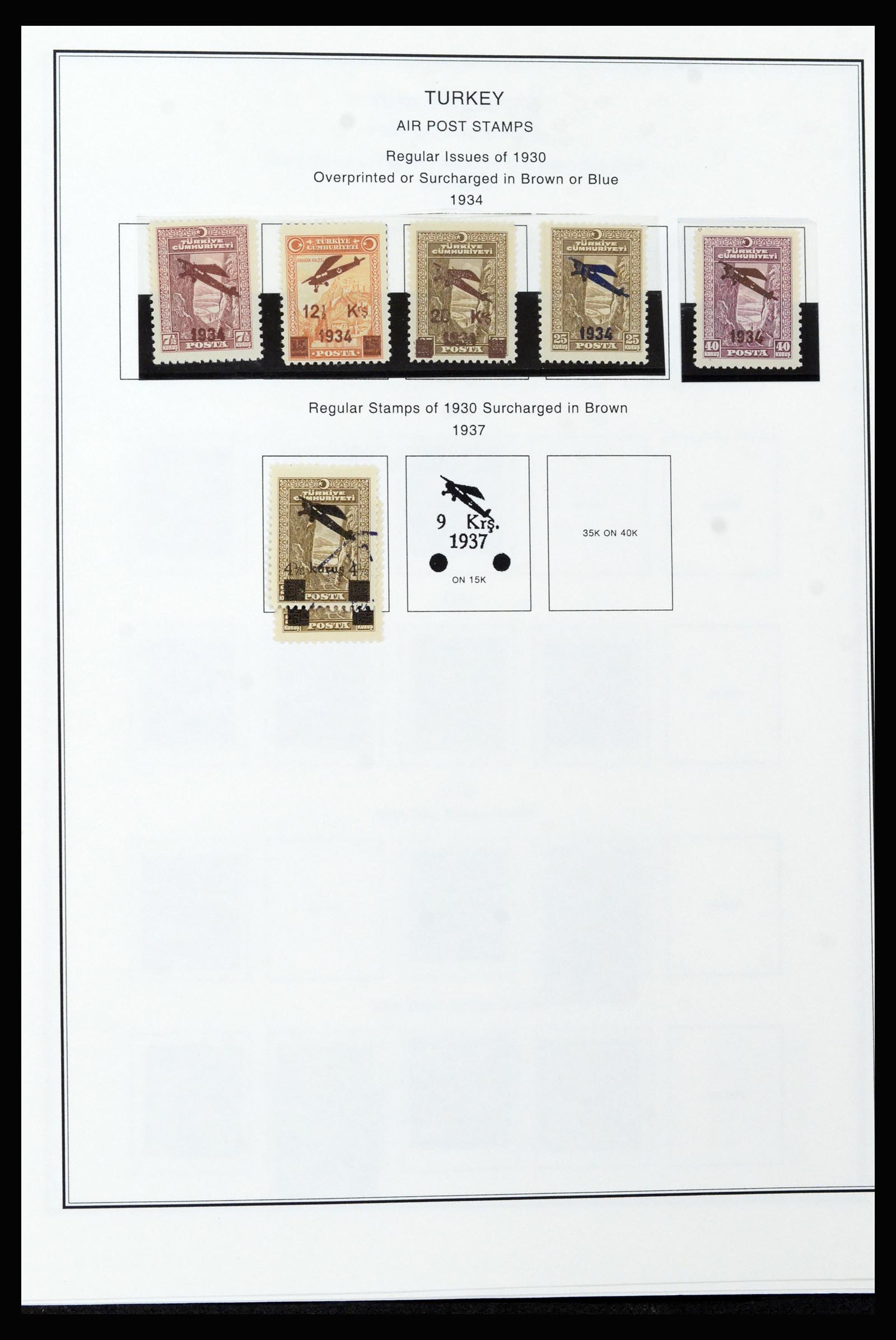 37224 060 - Postzegelverzameling 37224 Turkije 1863-2000.