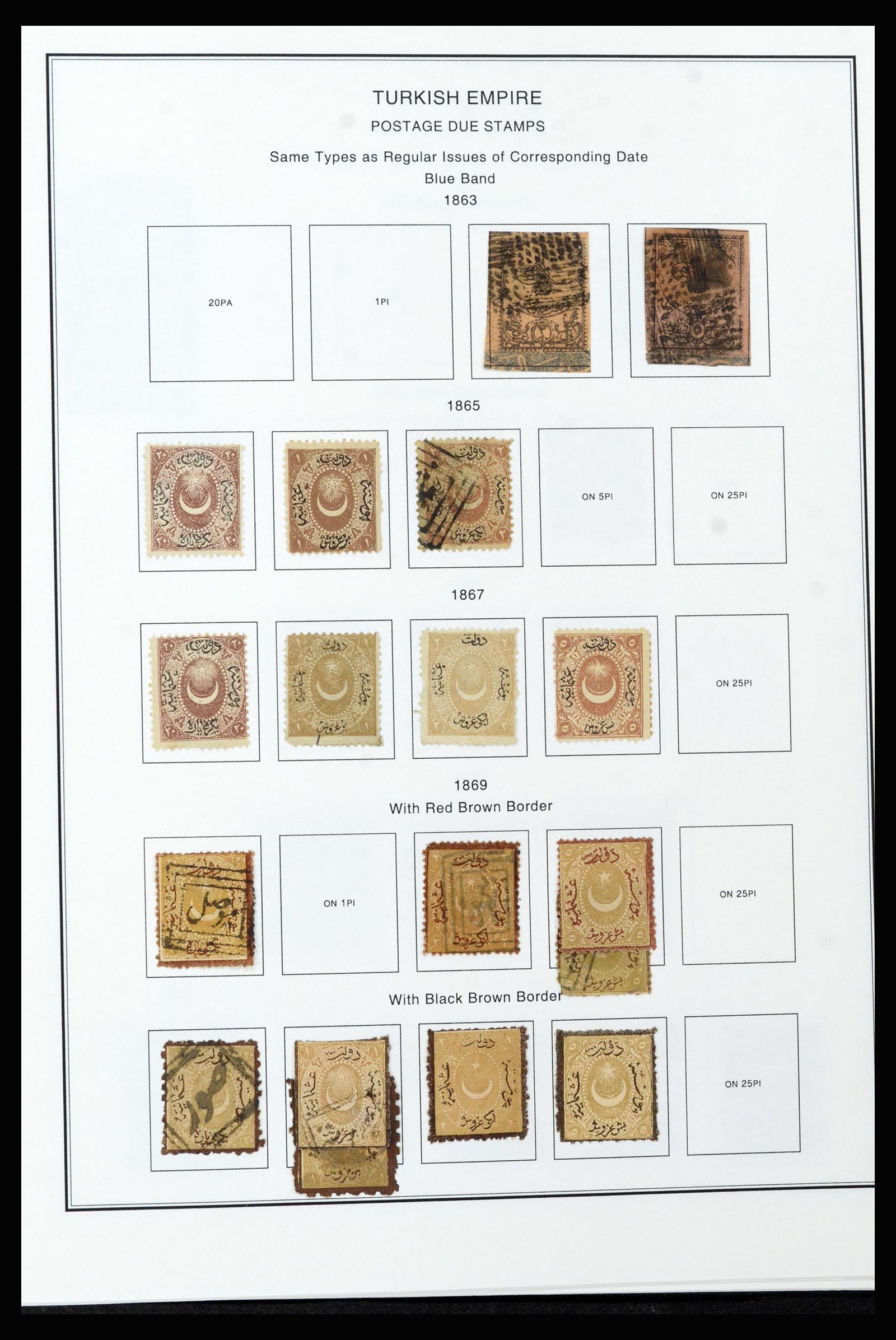 37224 061 - Stamp collection 37224 Turkey 1863-2000.