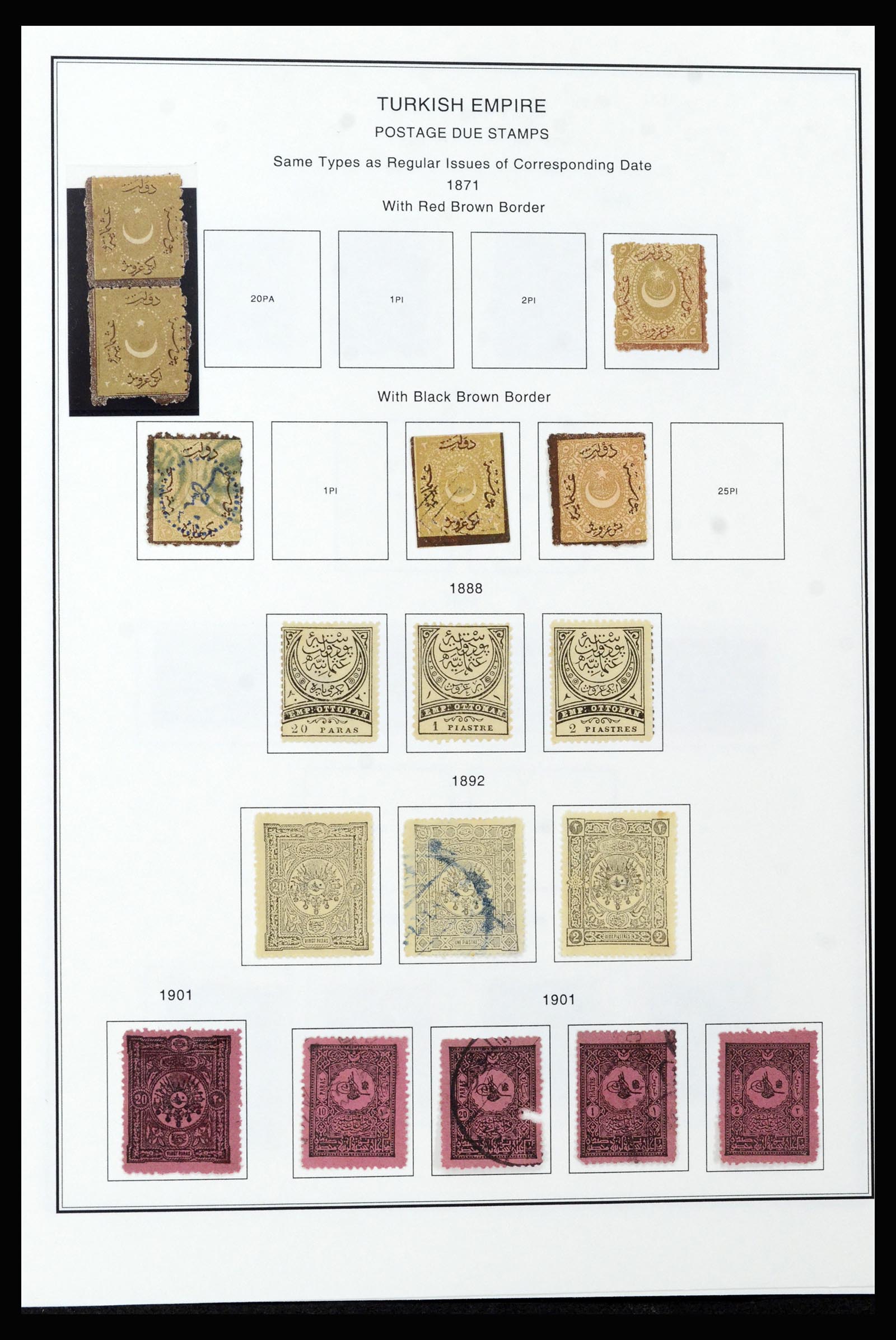 37224 062 - Stamp collection 37224 Turkey 1863-2000.