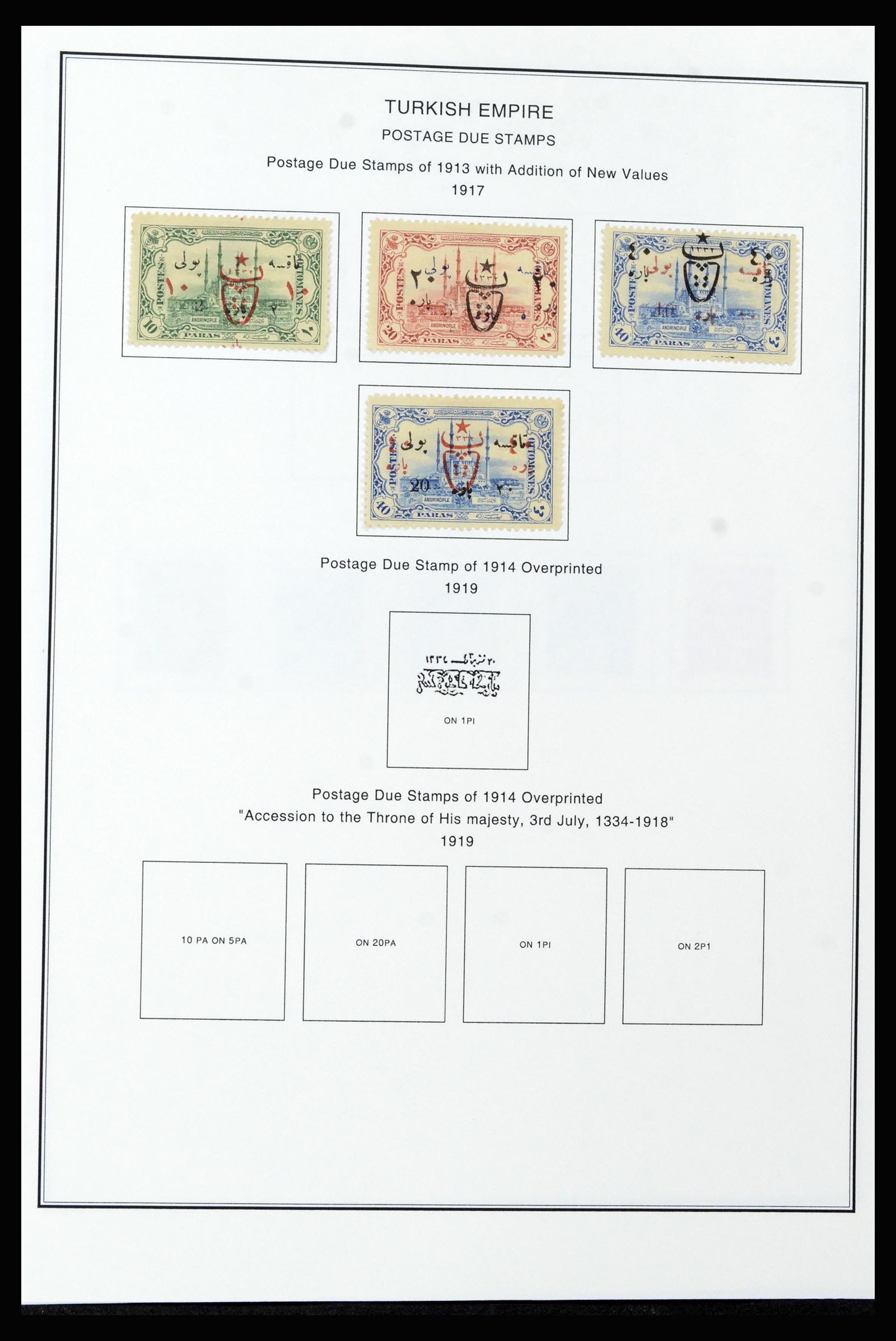 37224 066 - Stamp collection 37224 Turkey 1863-2000.