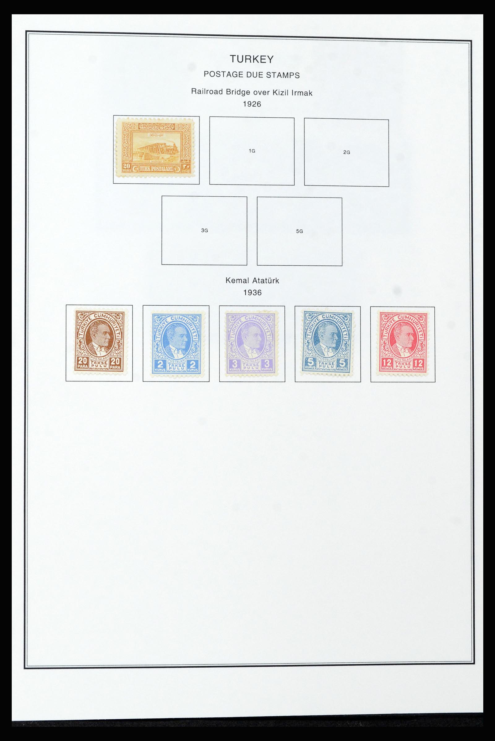 37224 067 - Stamp collection 37224 Turkey 1863-2000.