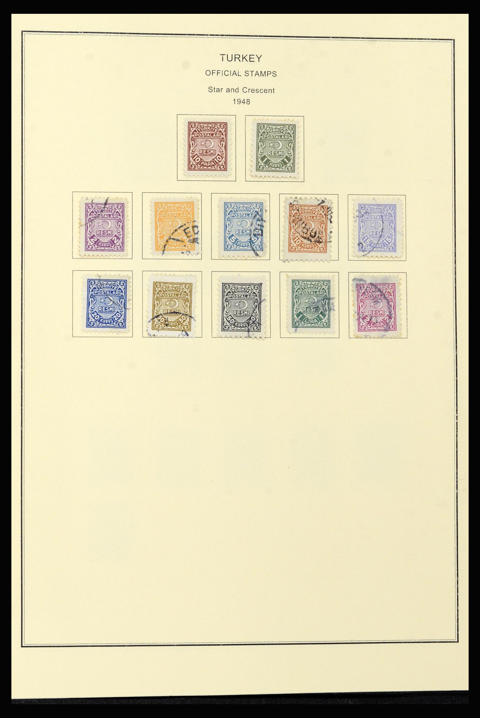 37224 069 - Stamp collection 37224 Turkey 1863-2000.