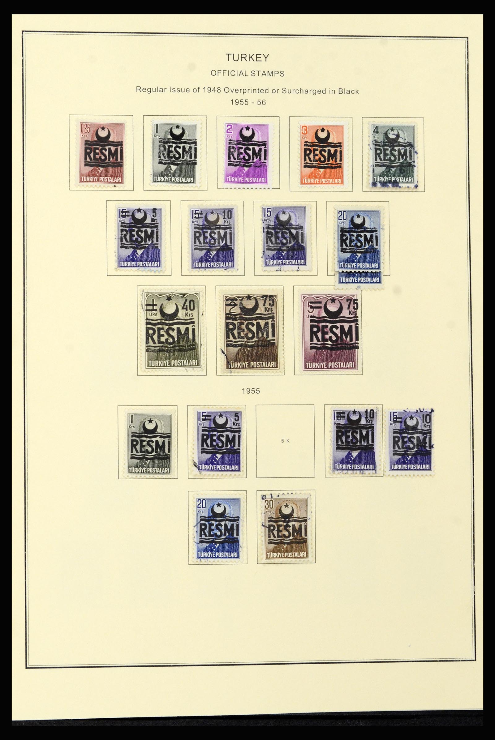 37224 071 - Stamp collection 37224 Turkey 1863-2000.