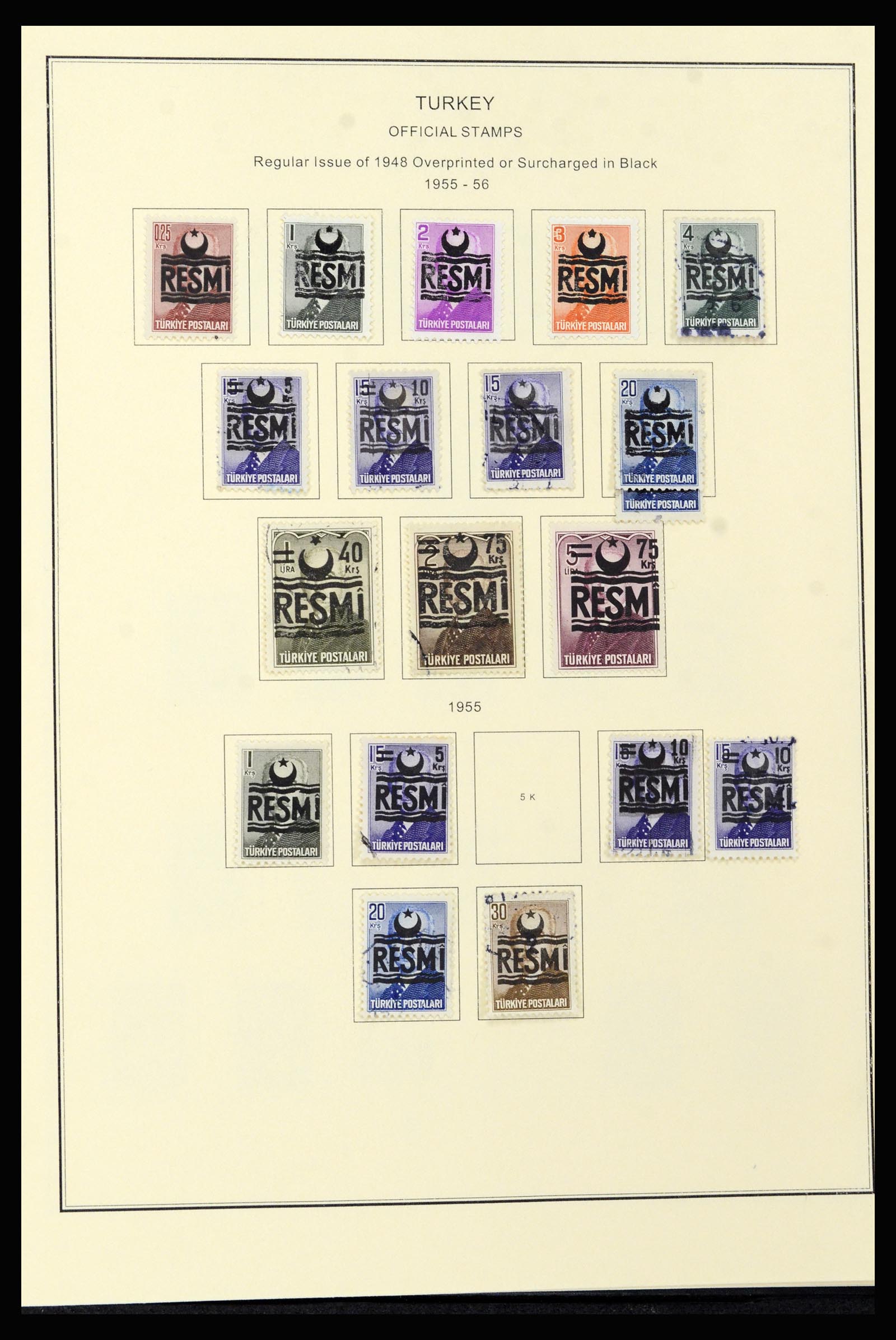 37224 072 - Stamp collection 37224 Turkey 1863-2000.