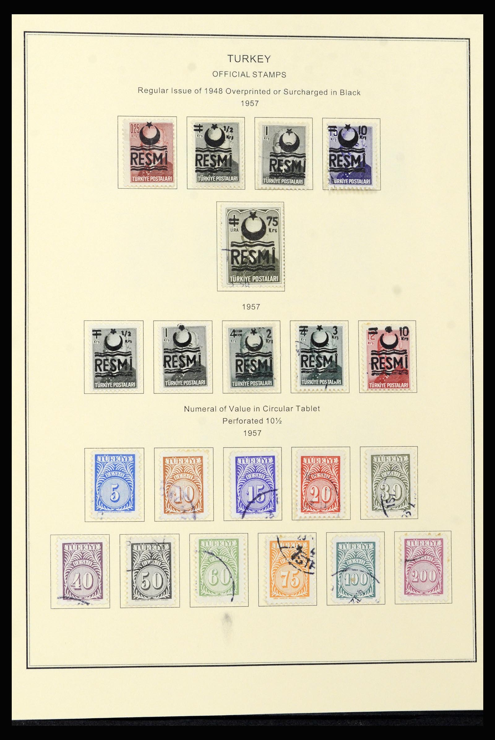 37224 073 - Stamp collection 37224 Turkey 1863-2000.