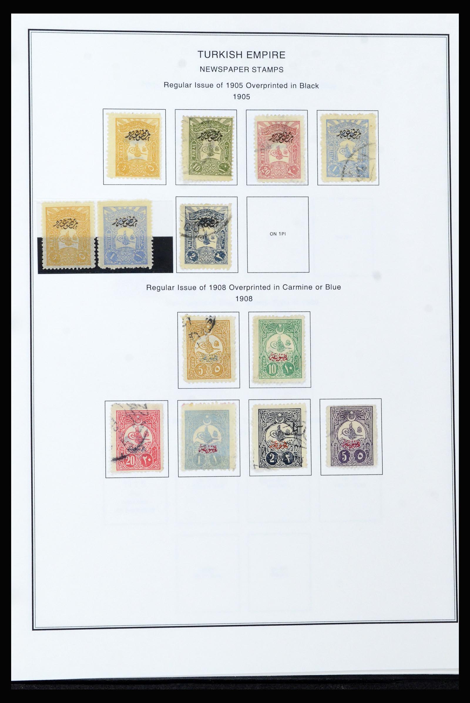 37224 082 - Postzegelverzameling 37224 Turkije 1863-2000.